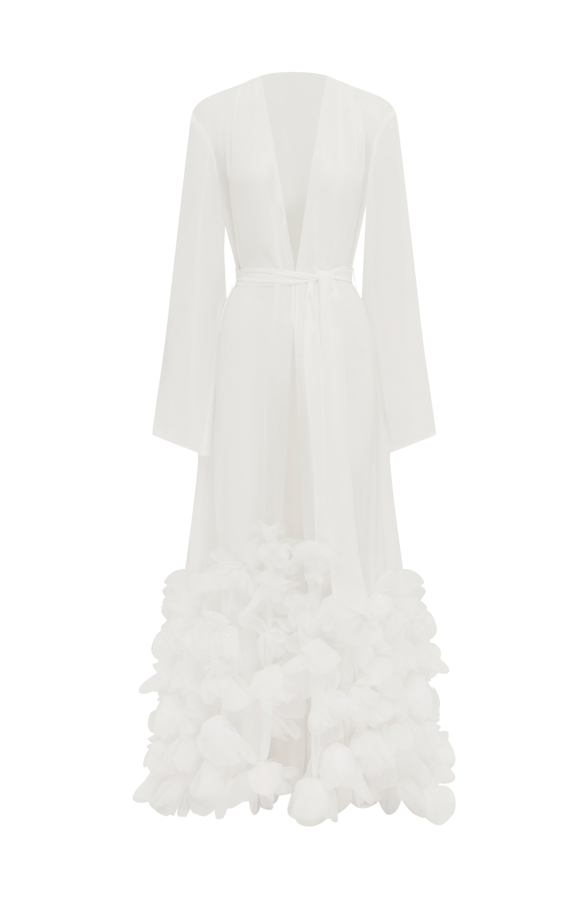 Amelia Dressing Gown in Ivory