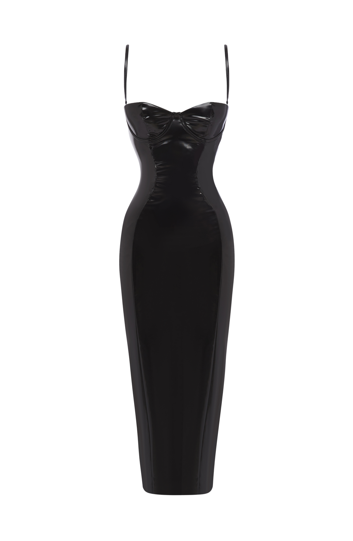 Amelie Midi Dress in Black
