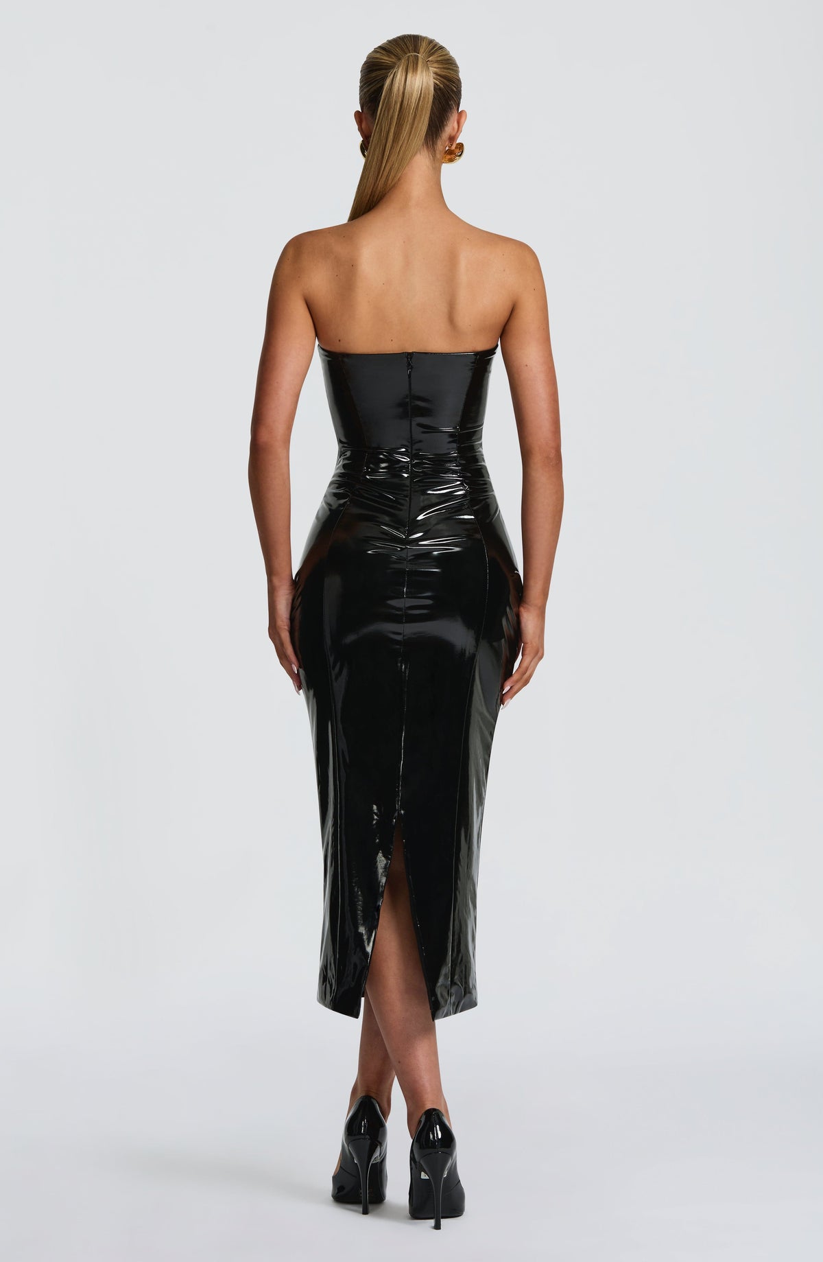 Amelie Midi Dress in Black
