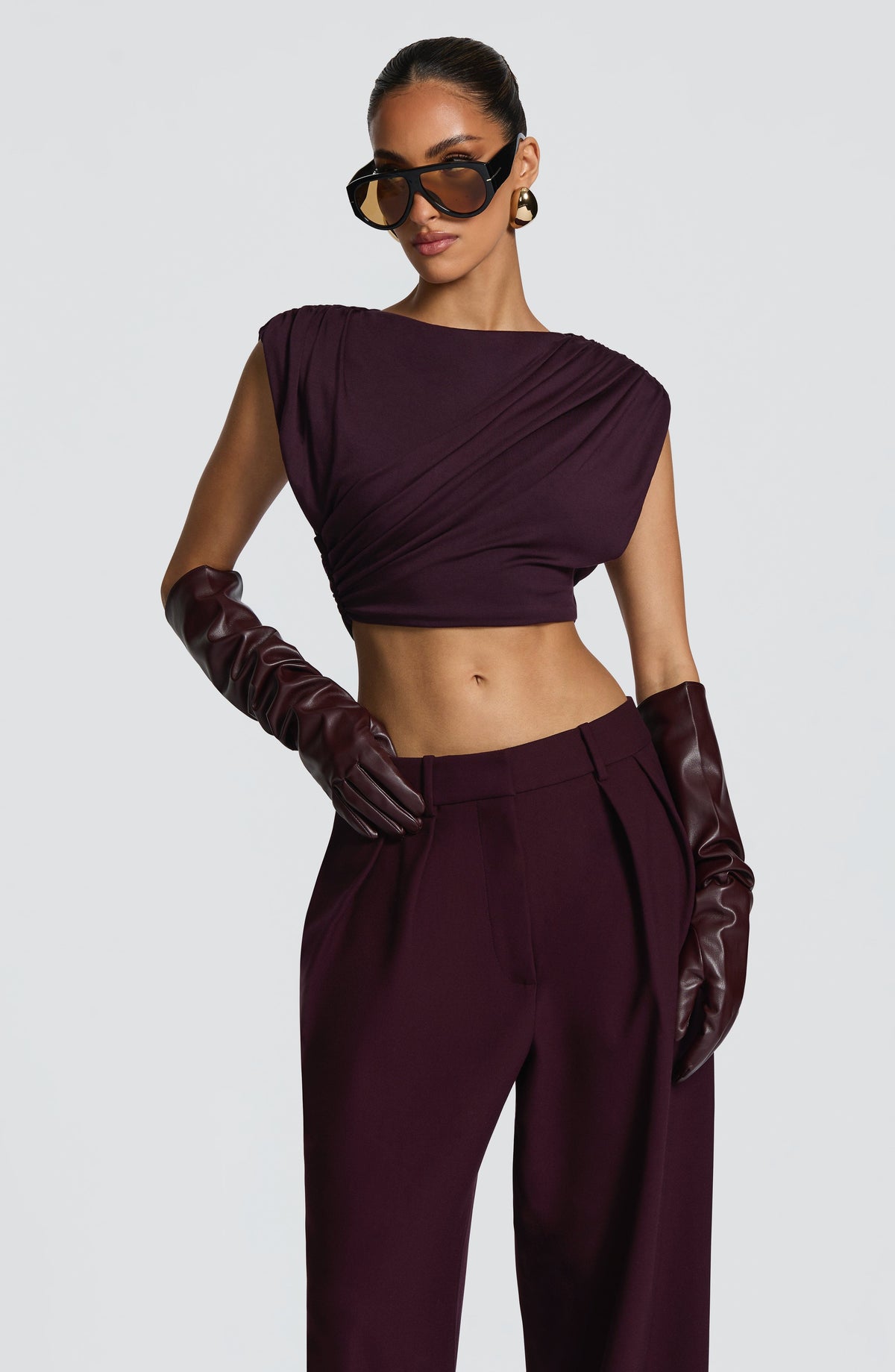 Amora Top in Plum