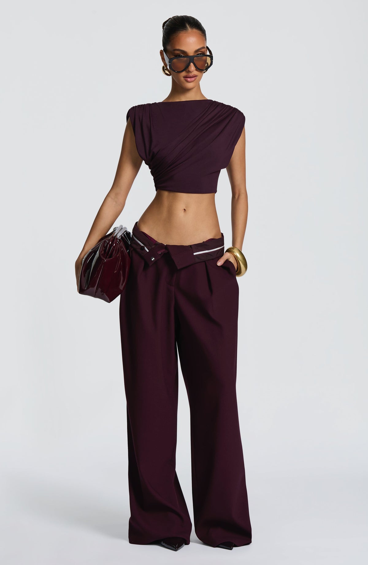 Amora Top in Plum