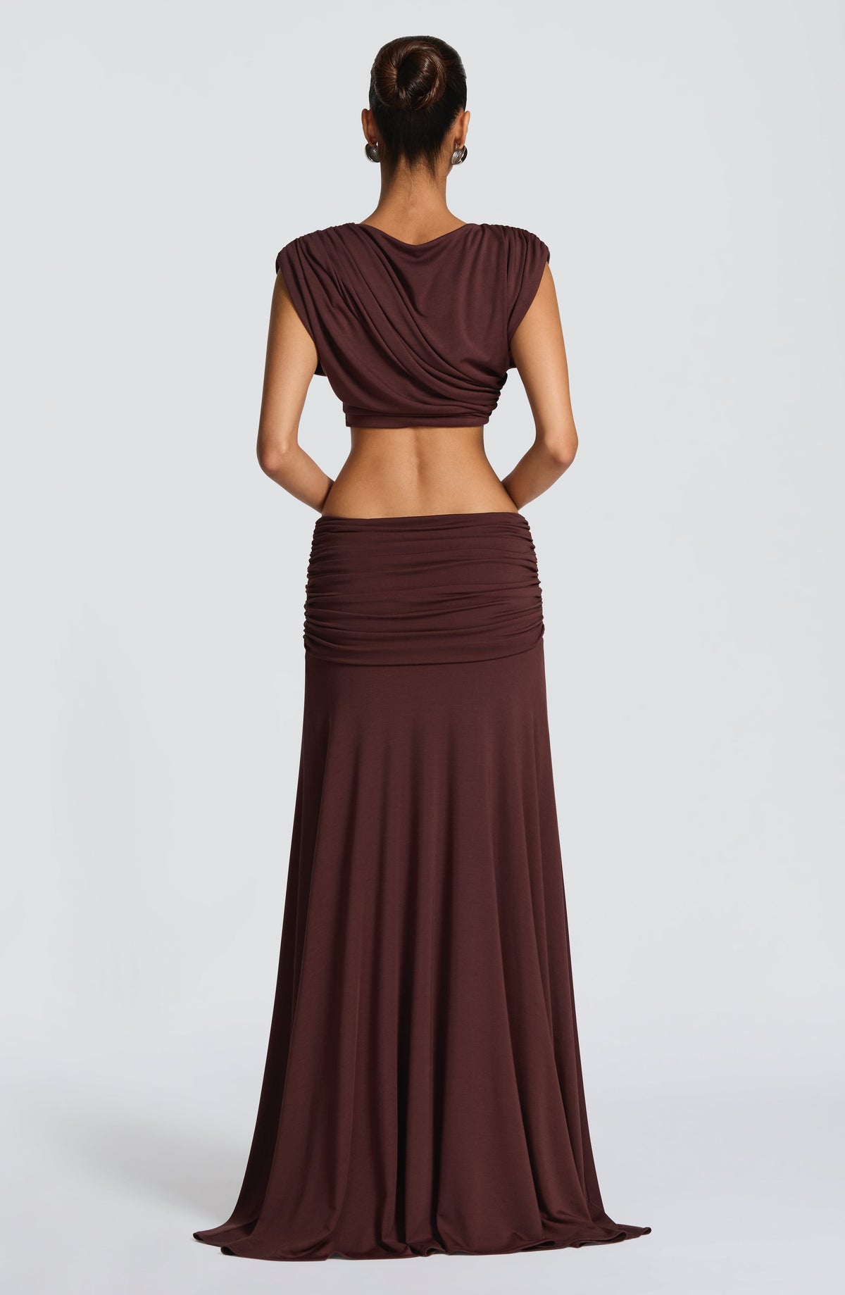 Amora Top in Plum Brown