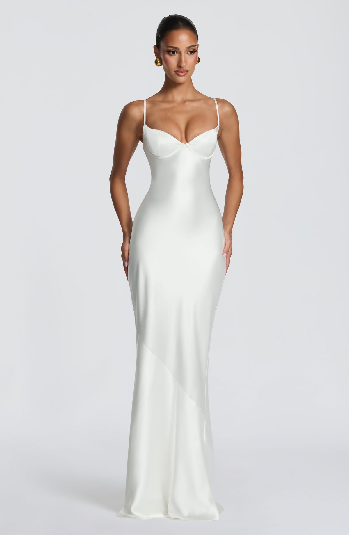 Amorella Maxi Dress in Ivory