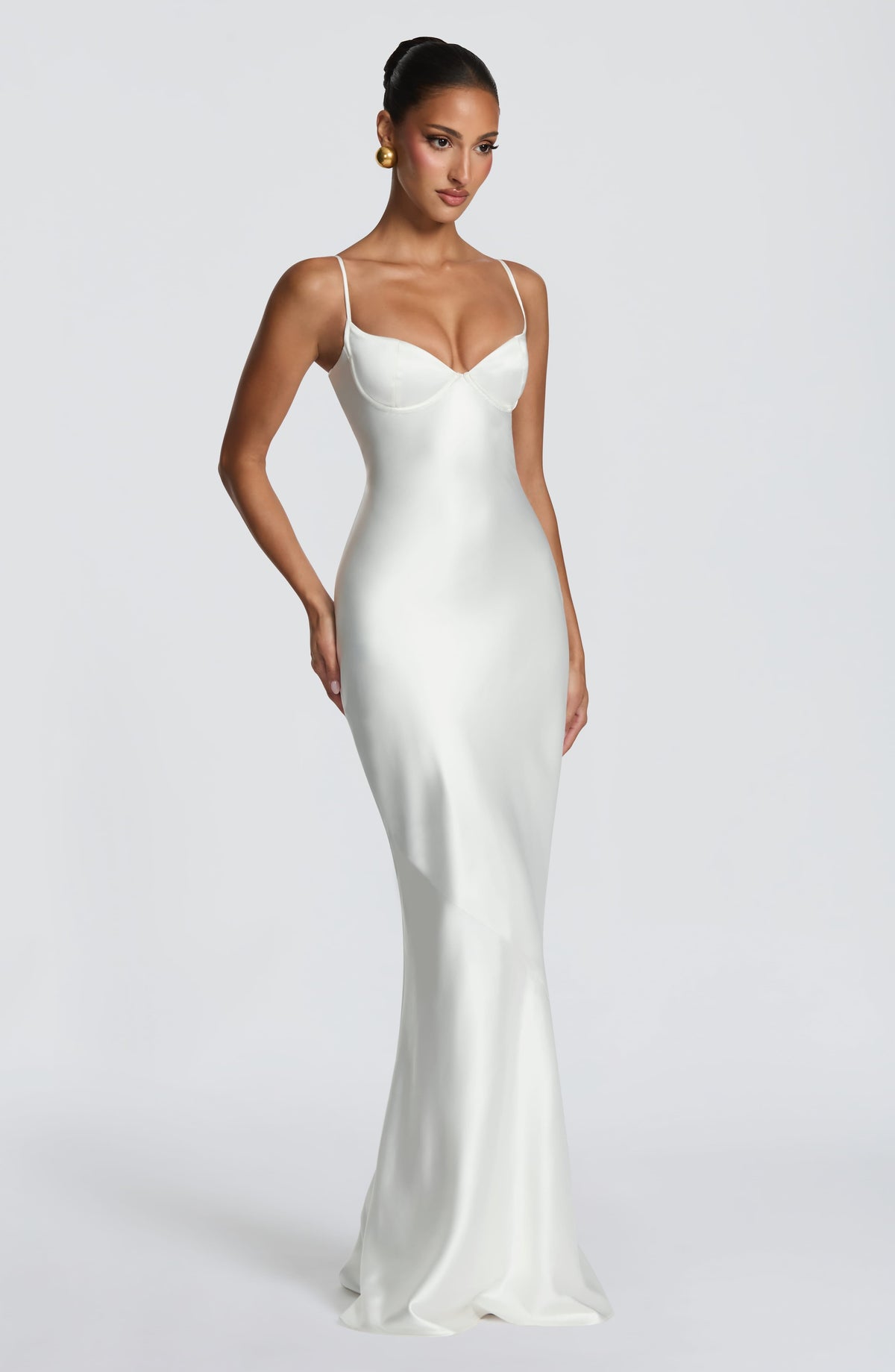 Amorella Maxi Dress in Ivory