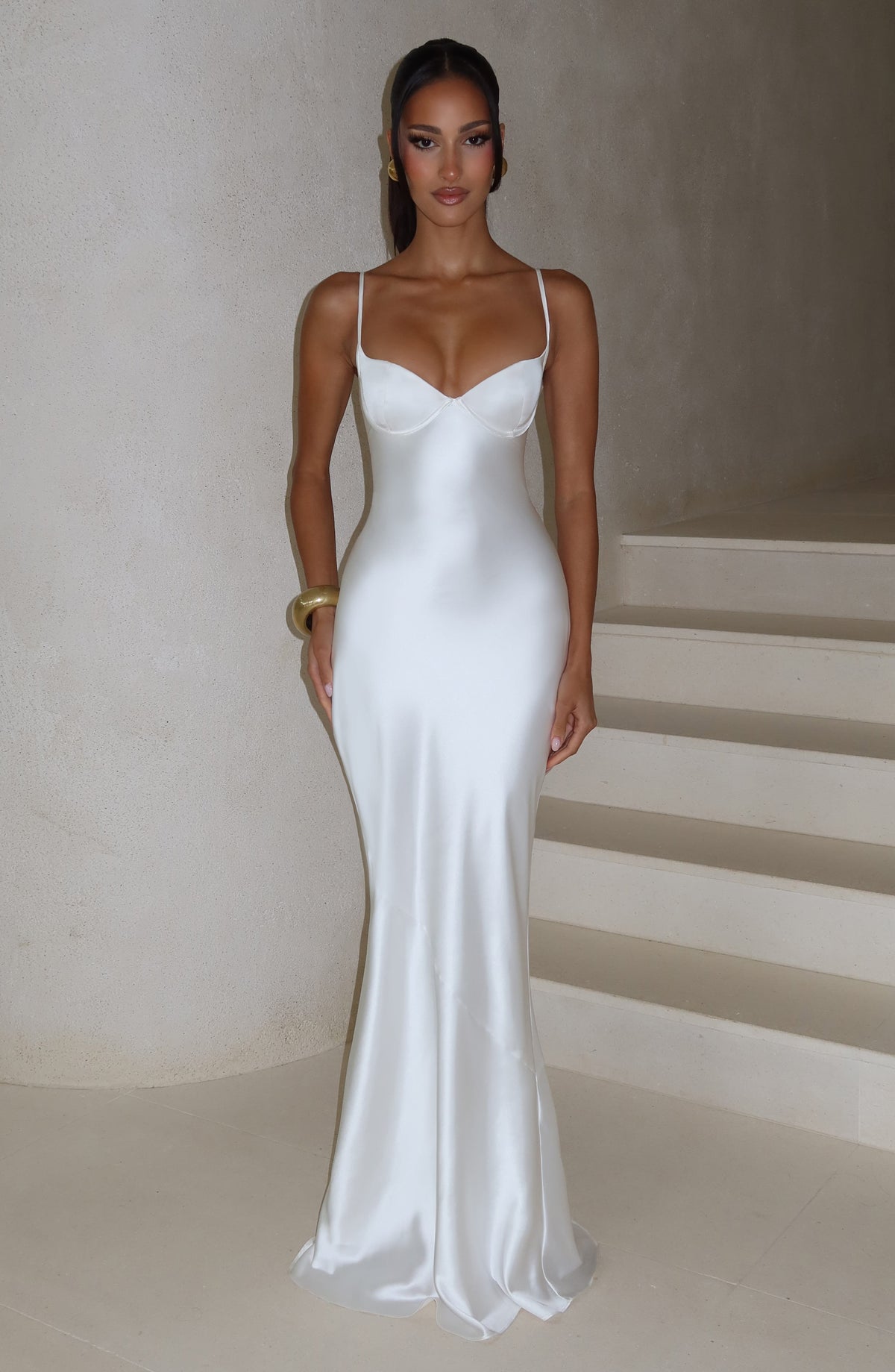 Amorella Maxi Dress in Ivory