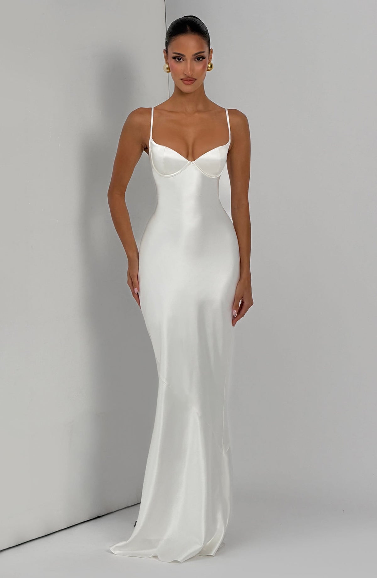 Amorella Maxi Dress in Ivory