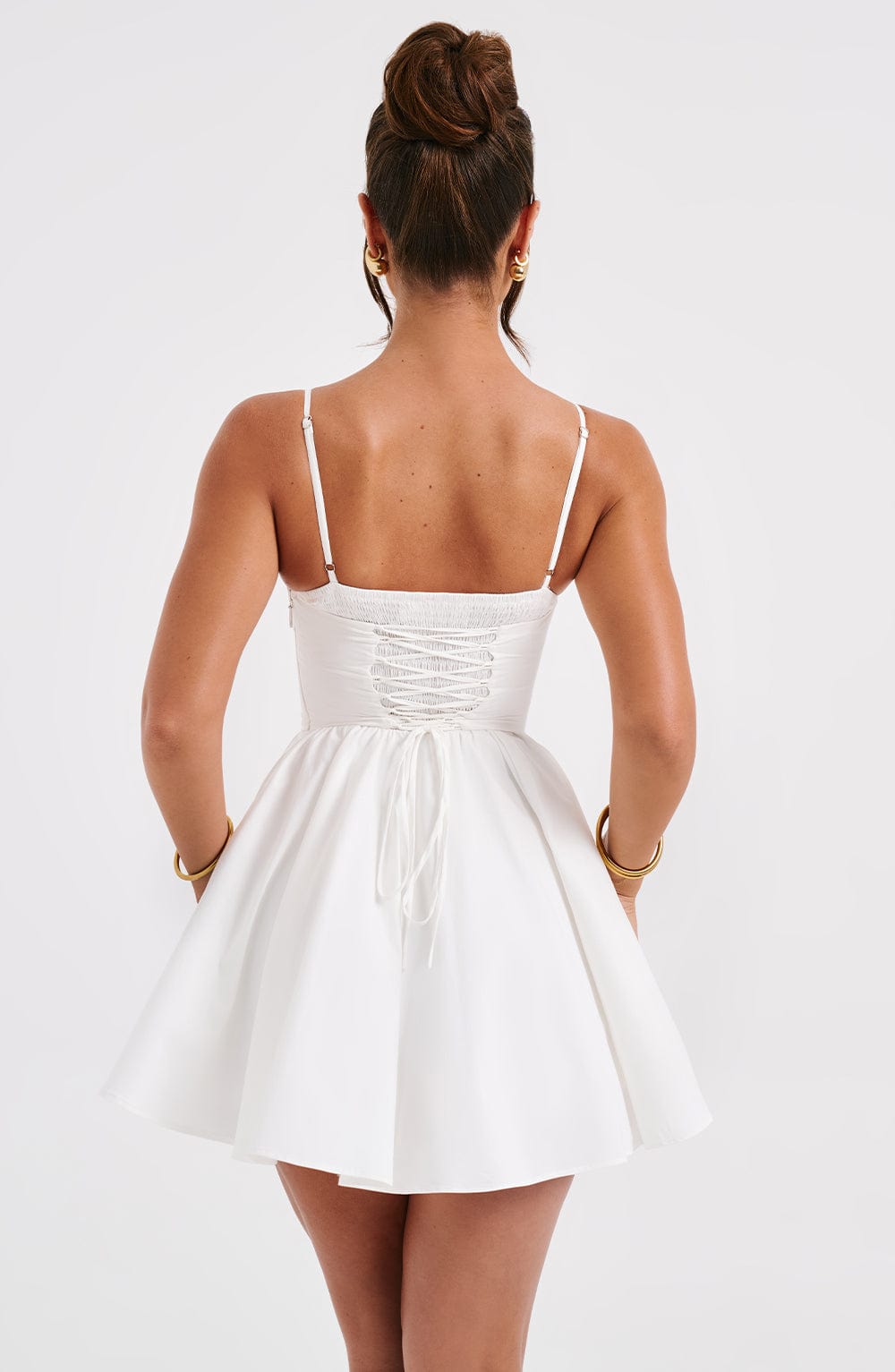 Analise Mini Dress in Ivory