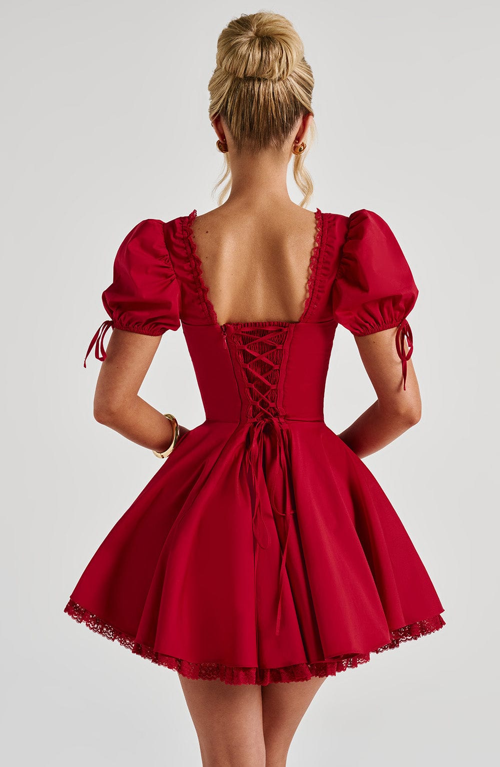 Anaya Mini Dress in Red