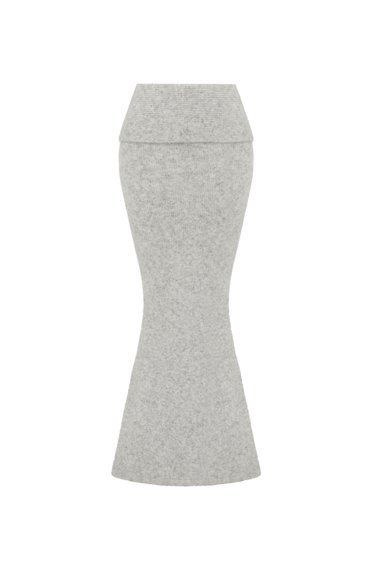Andra Maxi Skirt in Light Grey Marl