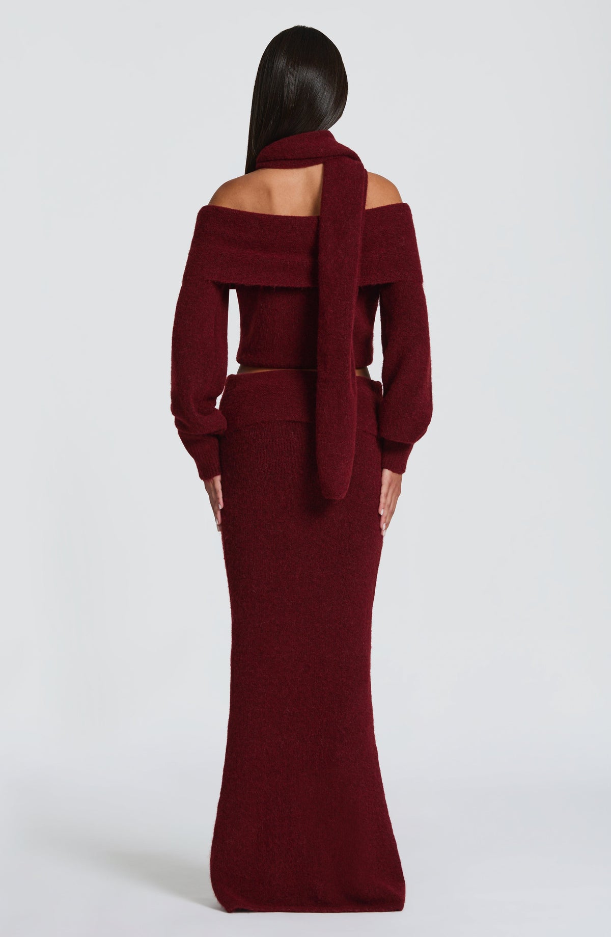 Andra Top in Burgundy