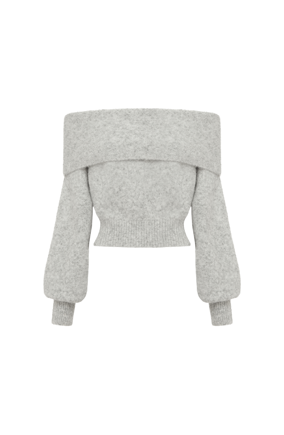 Andra Top in Light Grey Marl