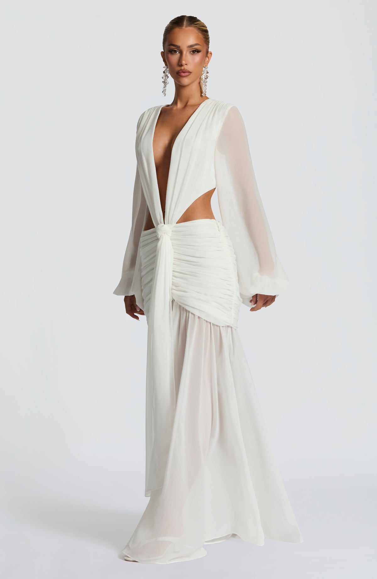 Andreia Maxi Dress in Ivory