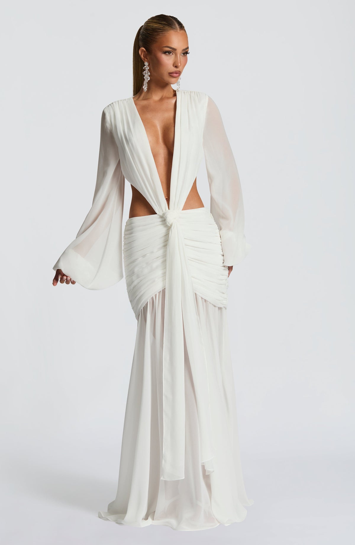 Andreia Maxi Dress in Ivory