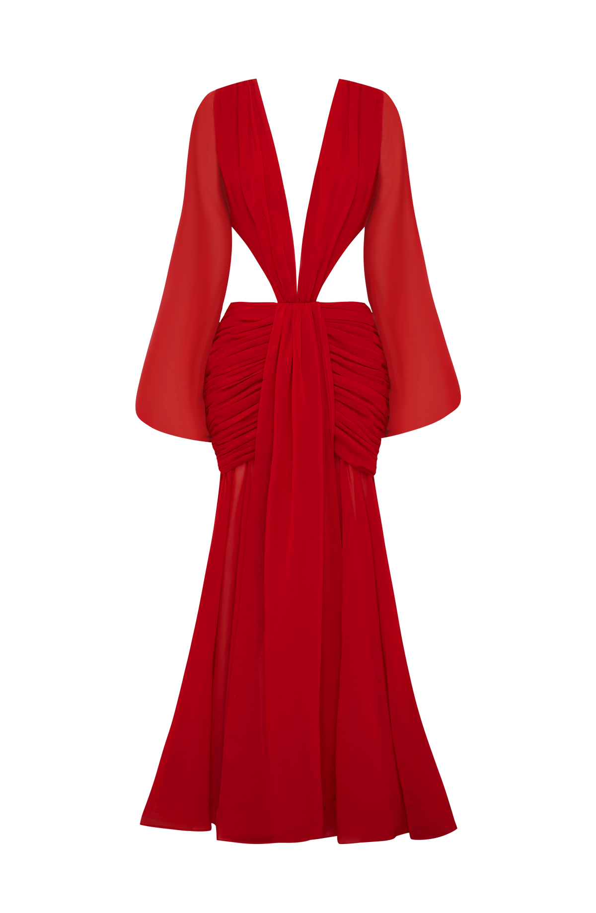 Andreia Maxi Dress in Red