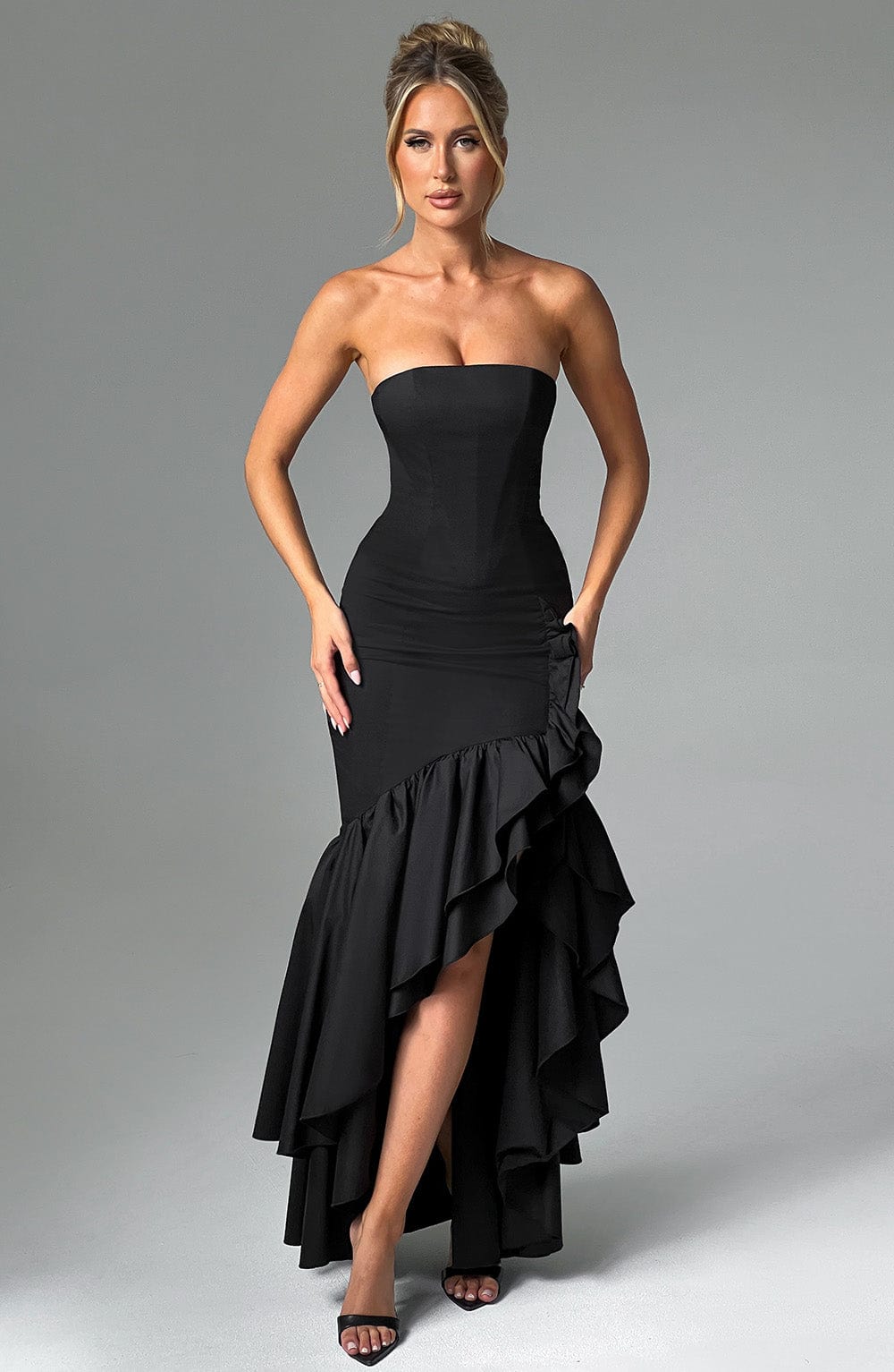 Angelique Maxi Dress in Black