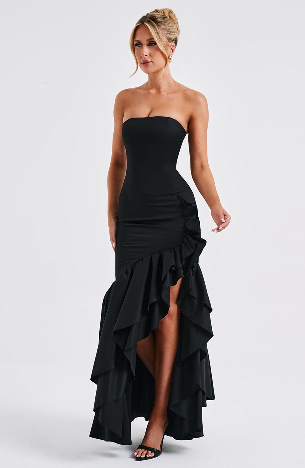 Angelique Maxi Dress in Black