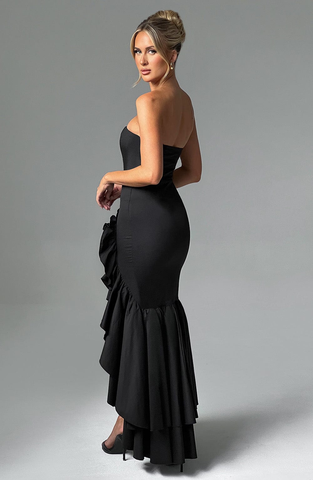 Angelique Maxi Dress in Black