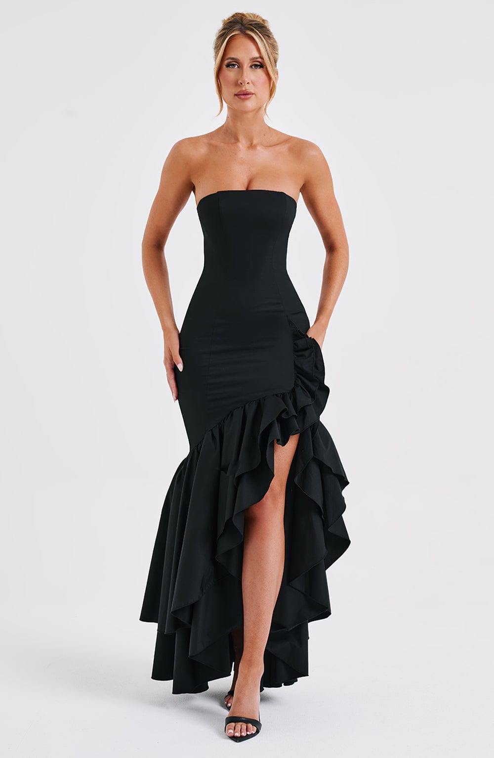 Angelique Maxi Dress in Black