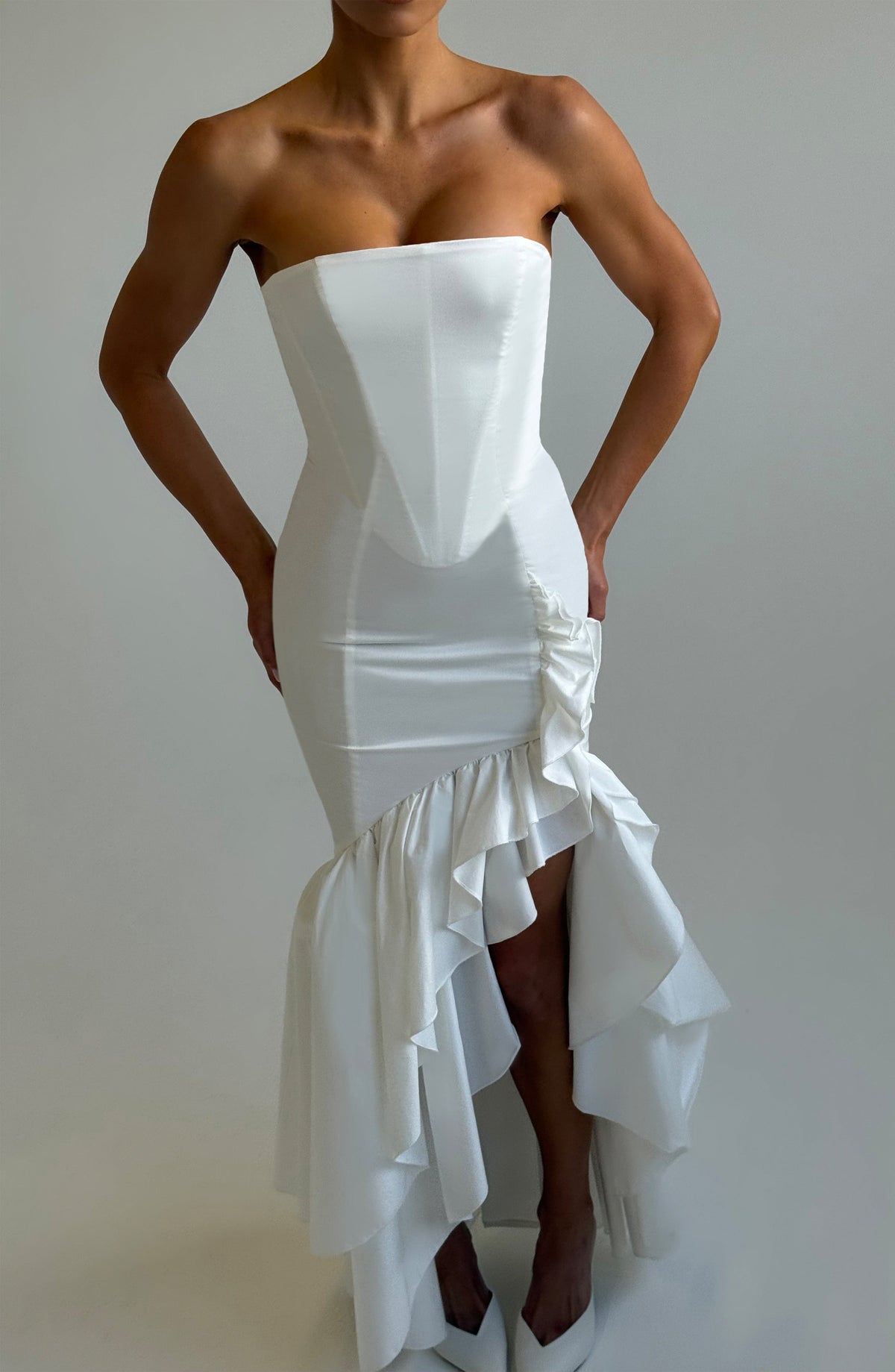 Angelique Maxi Dress in Ivory