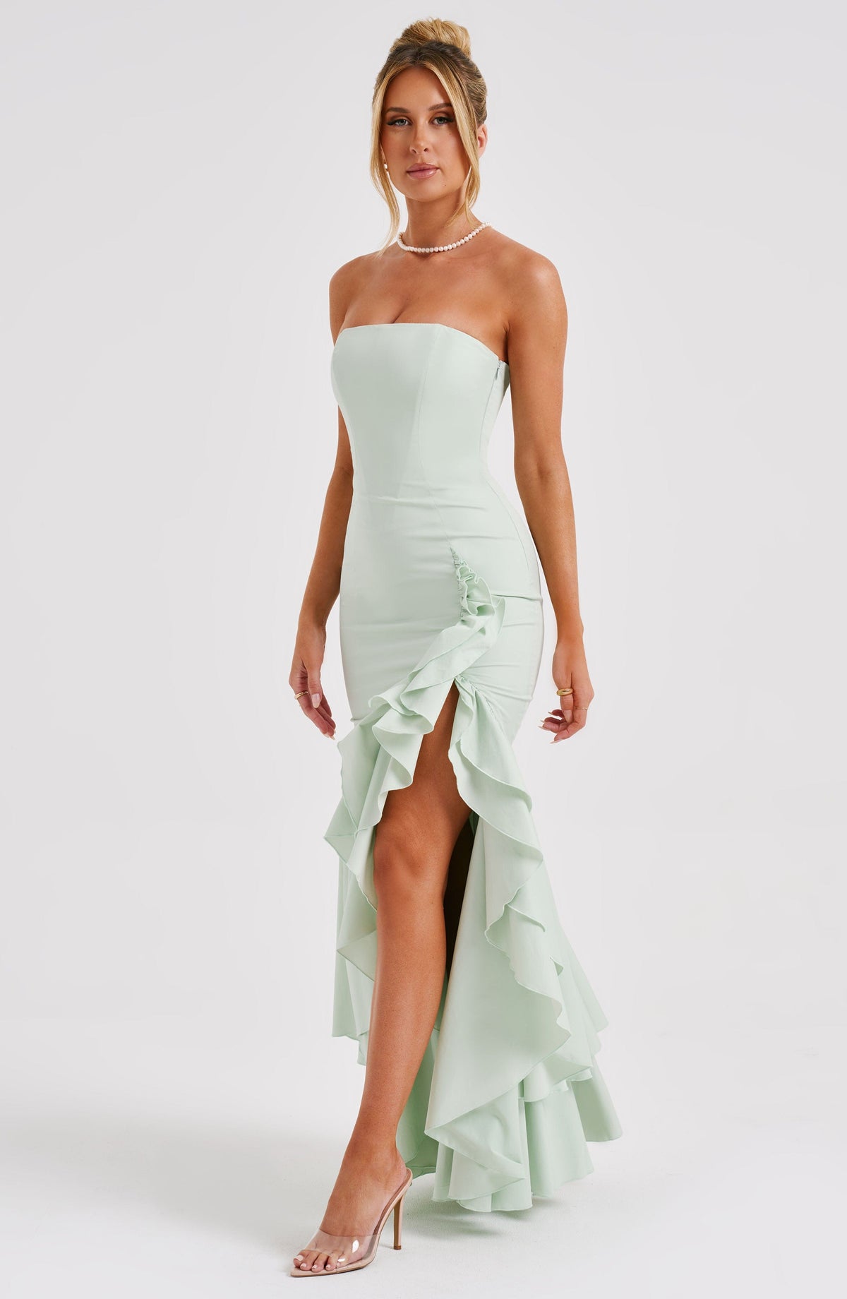 Angelique Maxi Dress in Sage