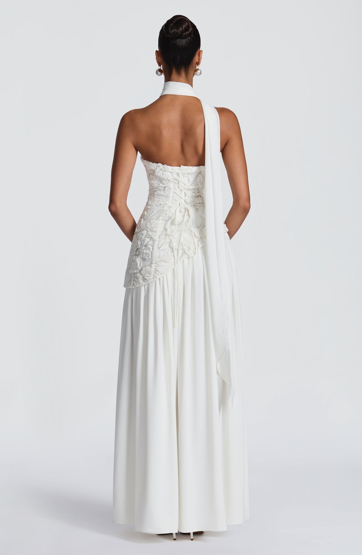 Anneka Maxi Dress in Ivory