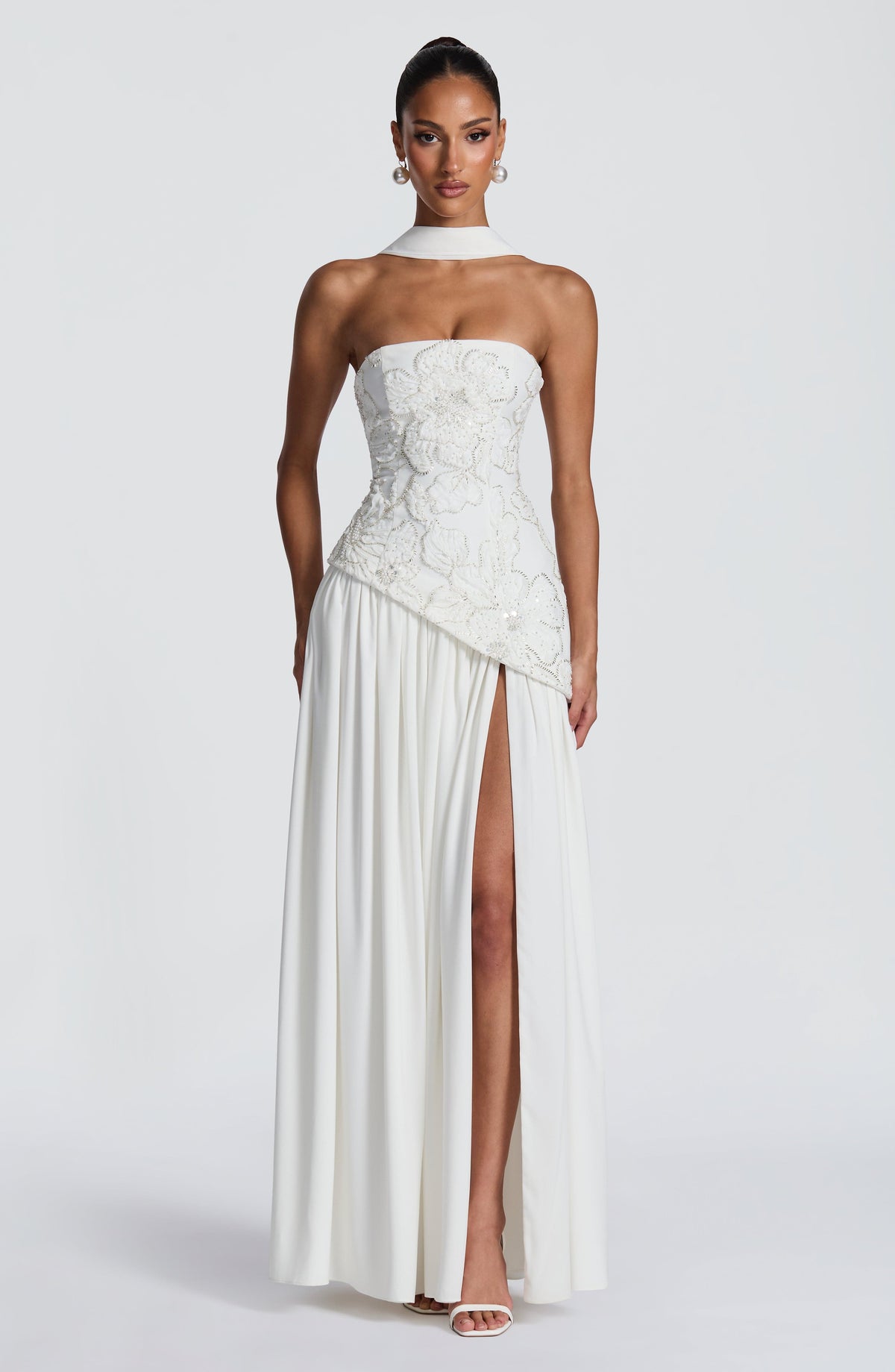 Anneka Maxi Dress in Ivory
