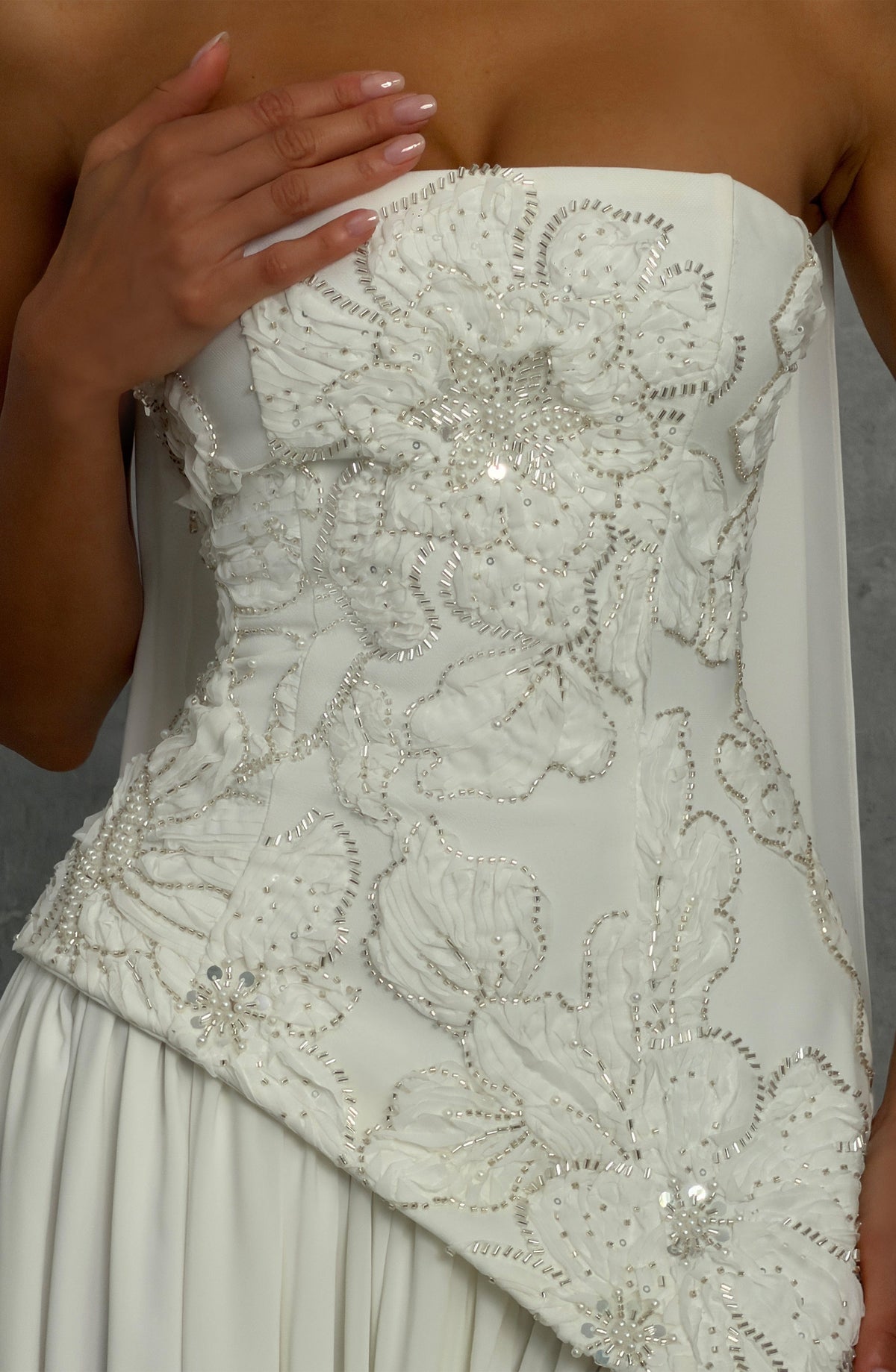 Anneka Maxi Dress in Ivory