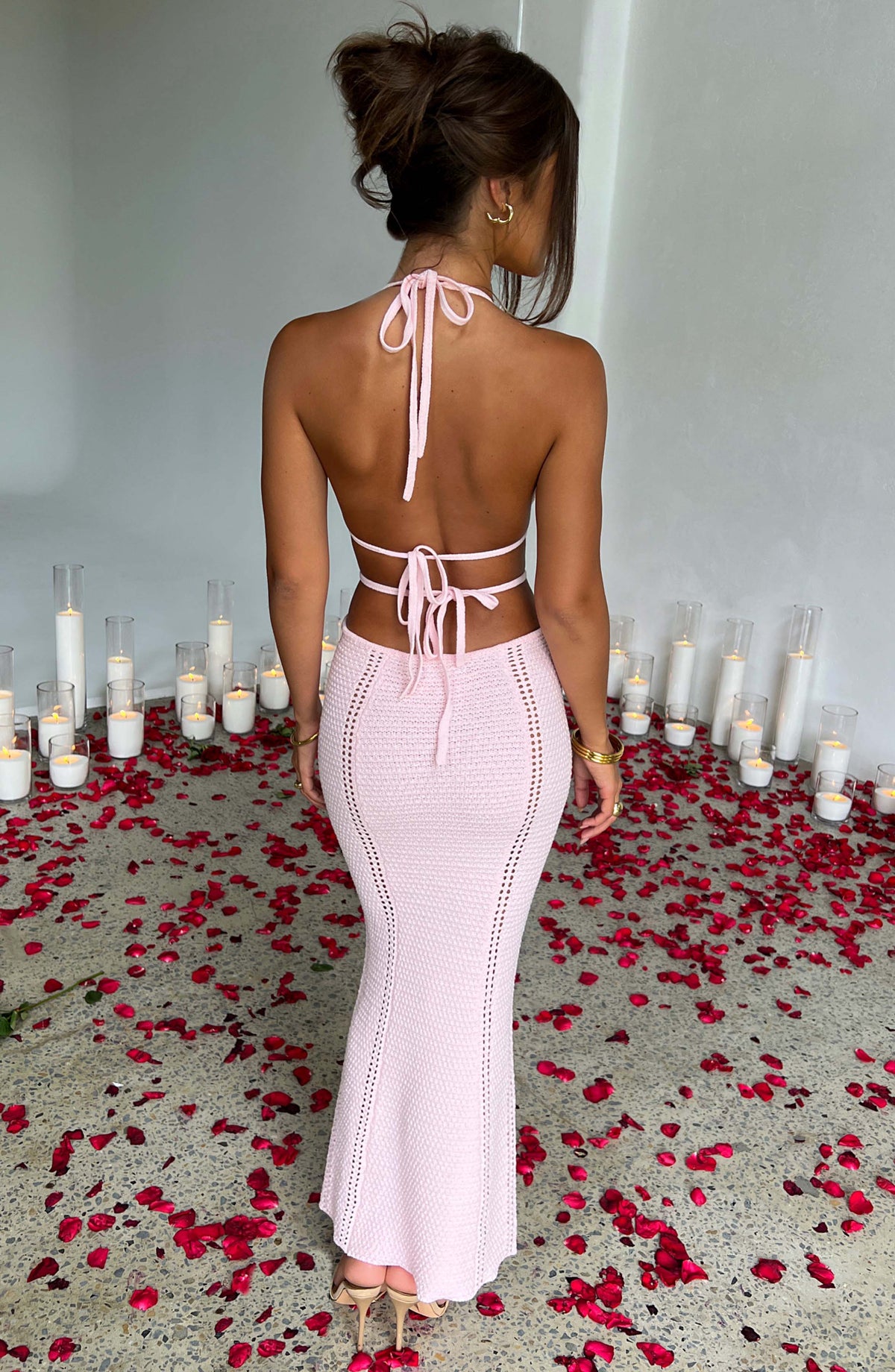Arden Maxi Dress in Blush