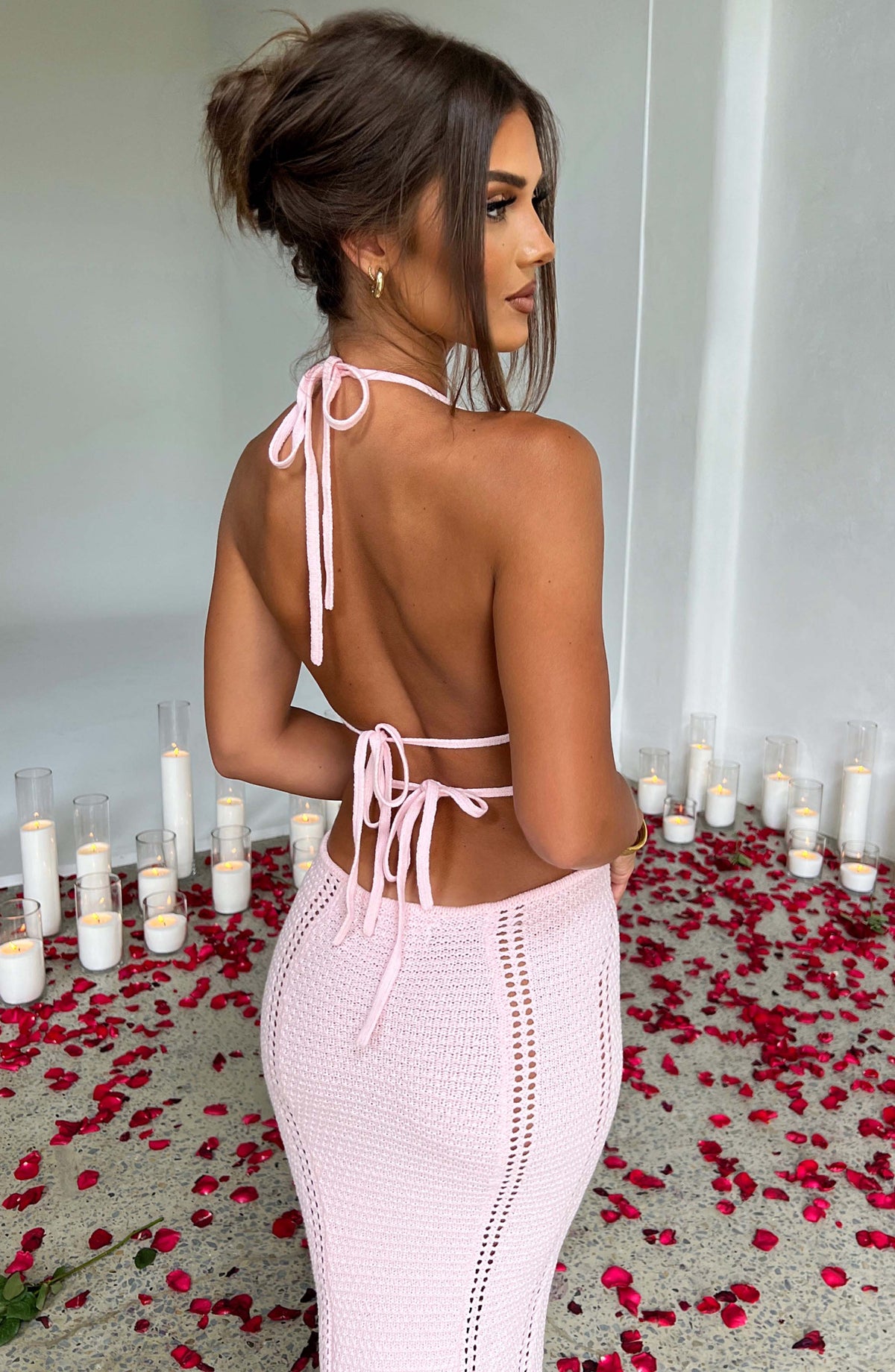 Arden Maxi Dress in Blush