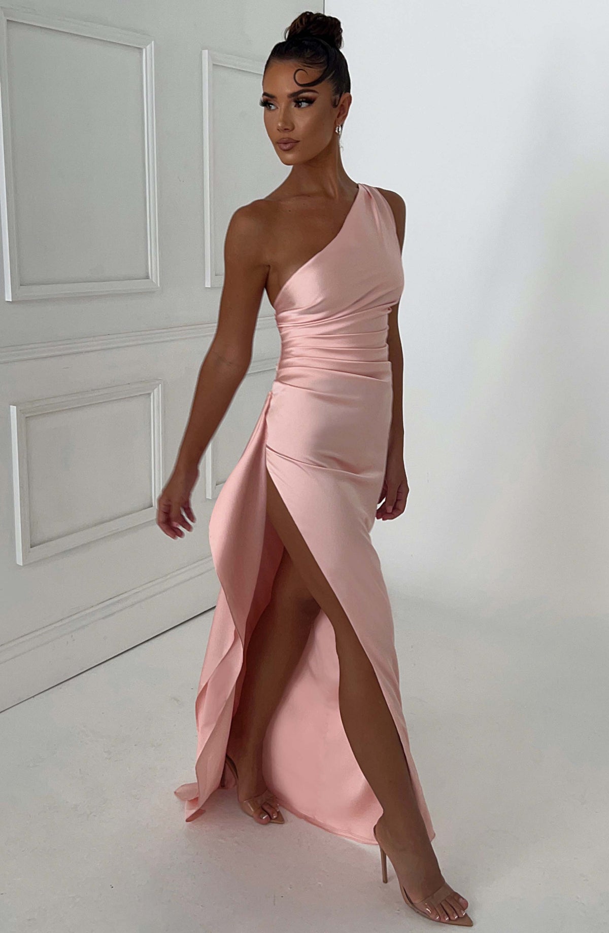Ariel Maxi Dress in Blush