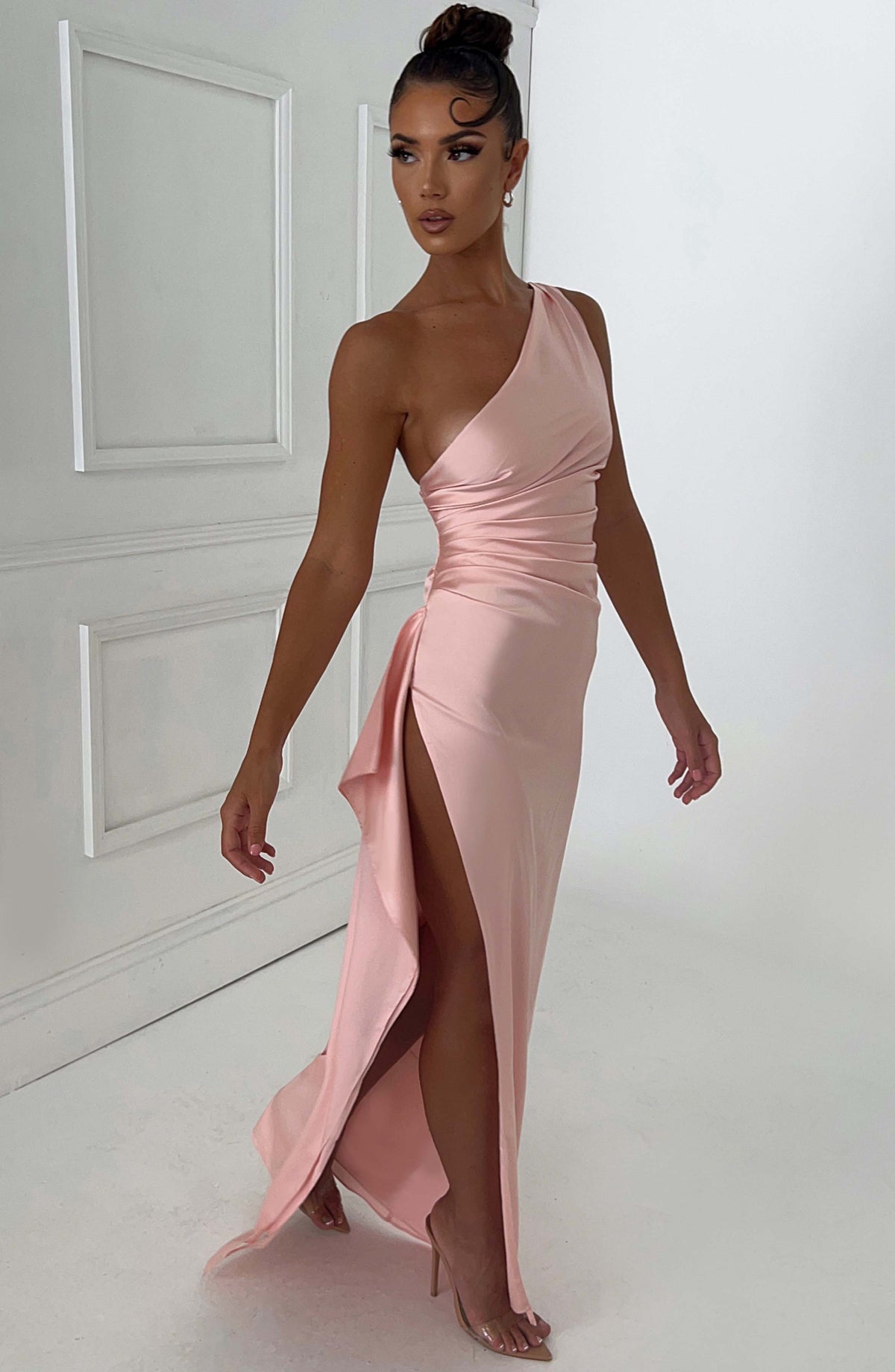 Ariel Maxi Dress in Blush