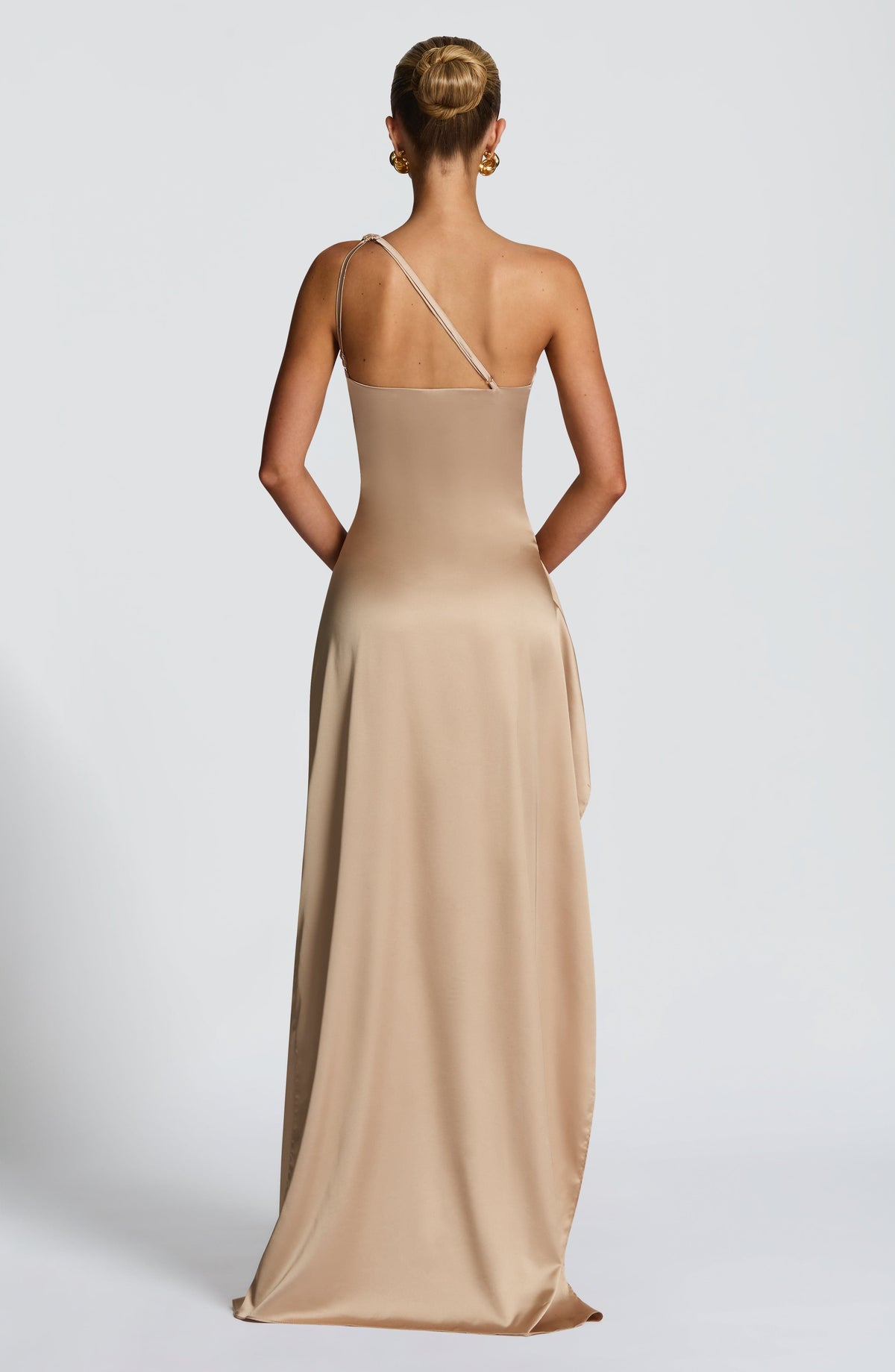 Ariel Maxi Dress in Champagne