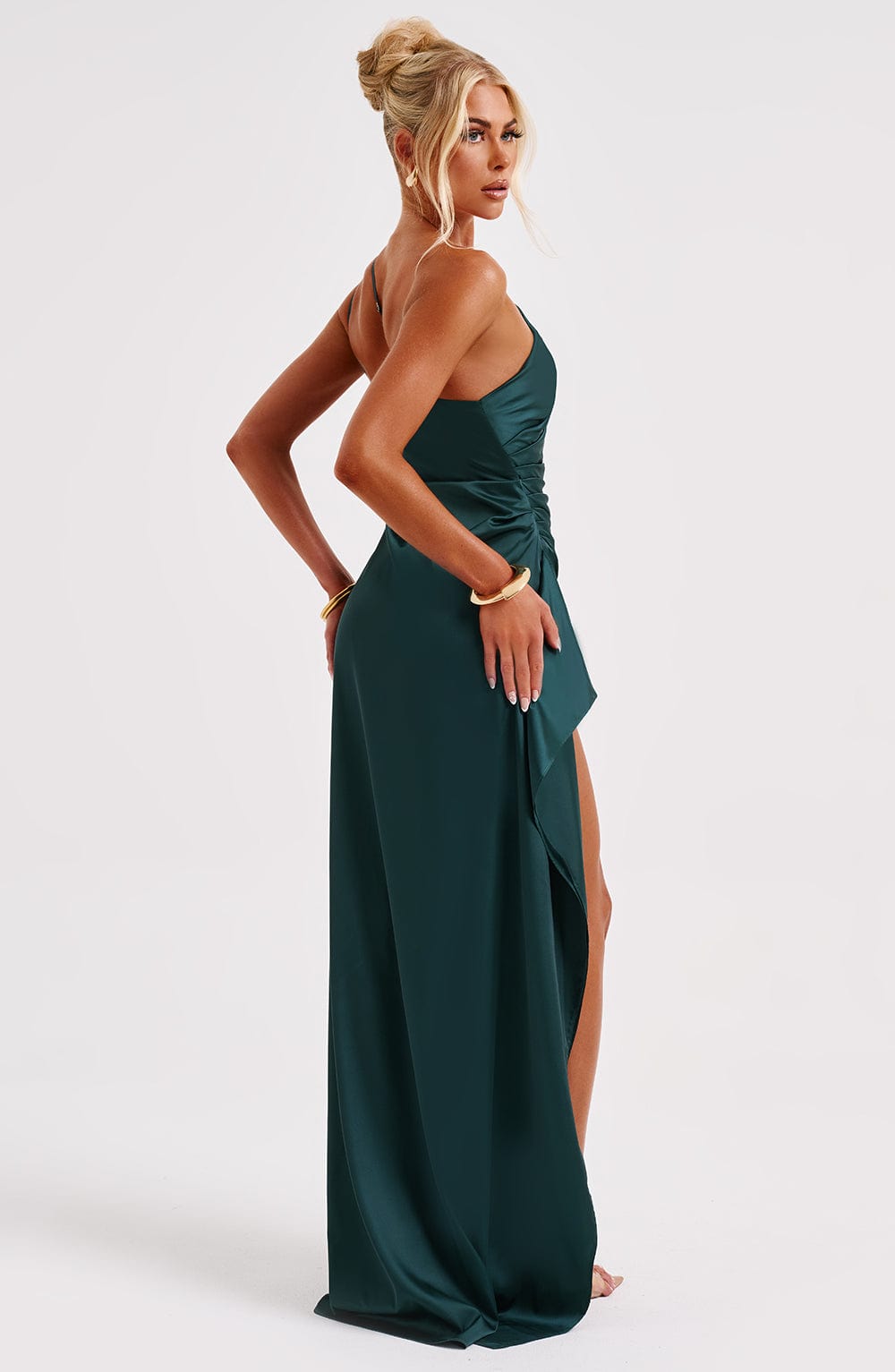 Ariel Maxi Dress in Emerald