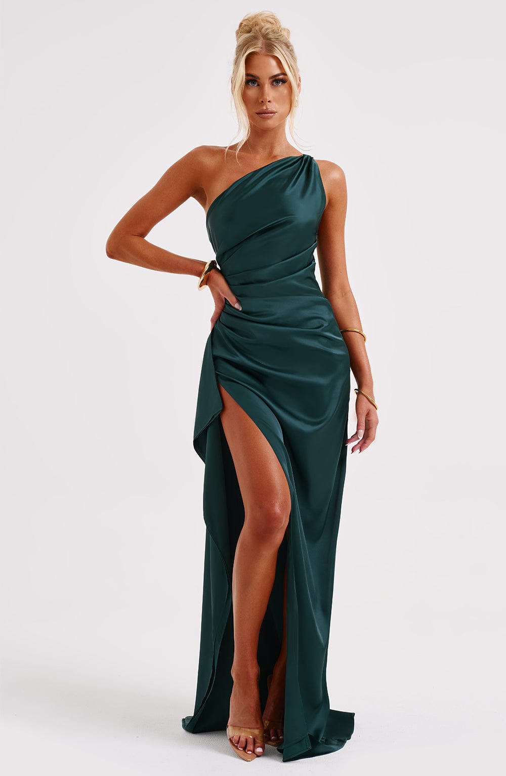 Ariel Maxi Dress in Emerald