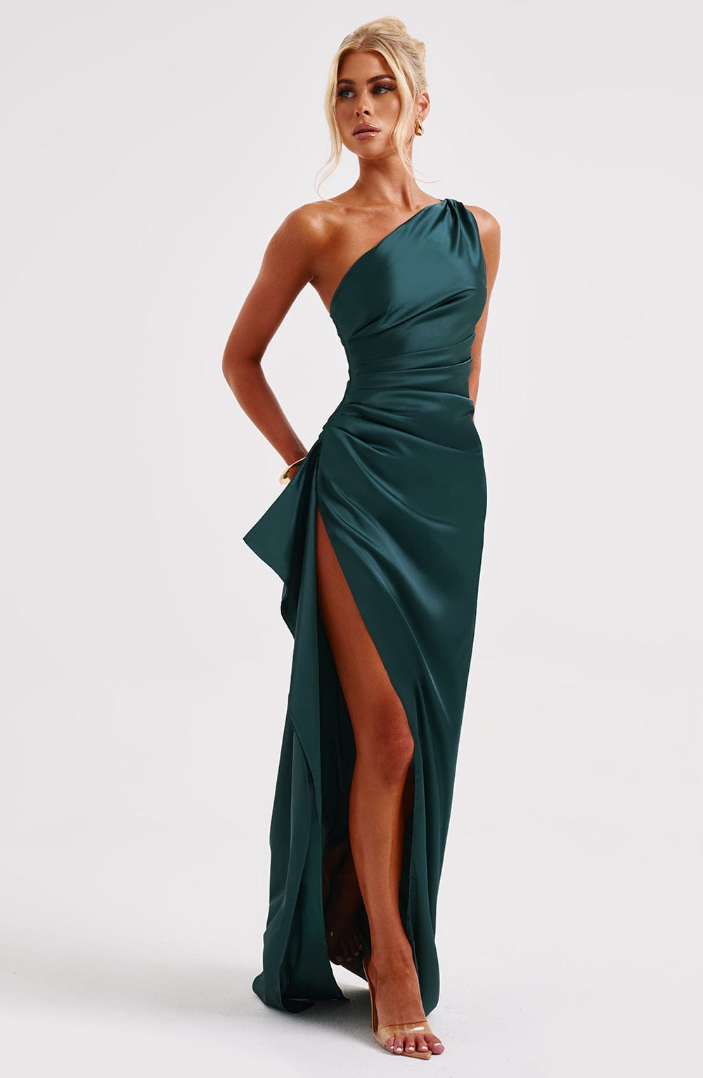Ariel Maxi Dress in Emerald