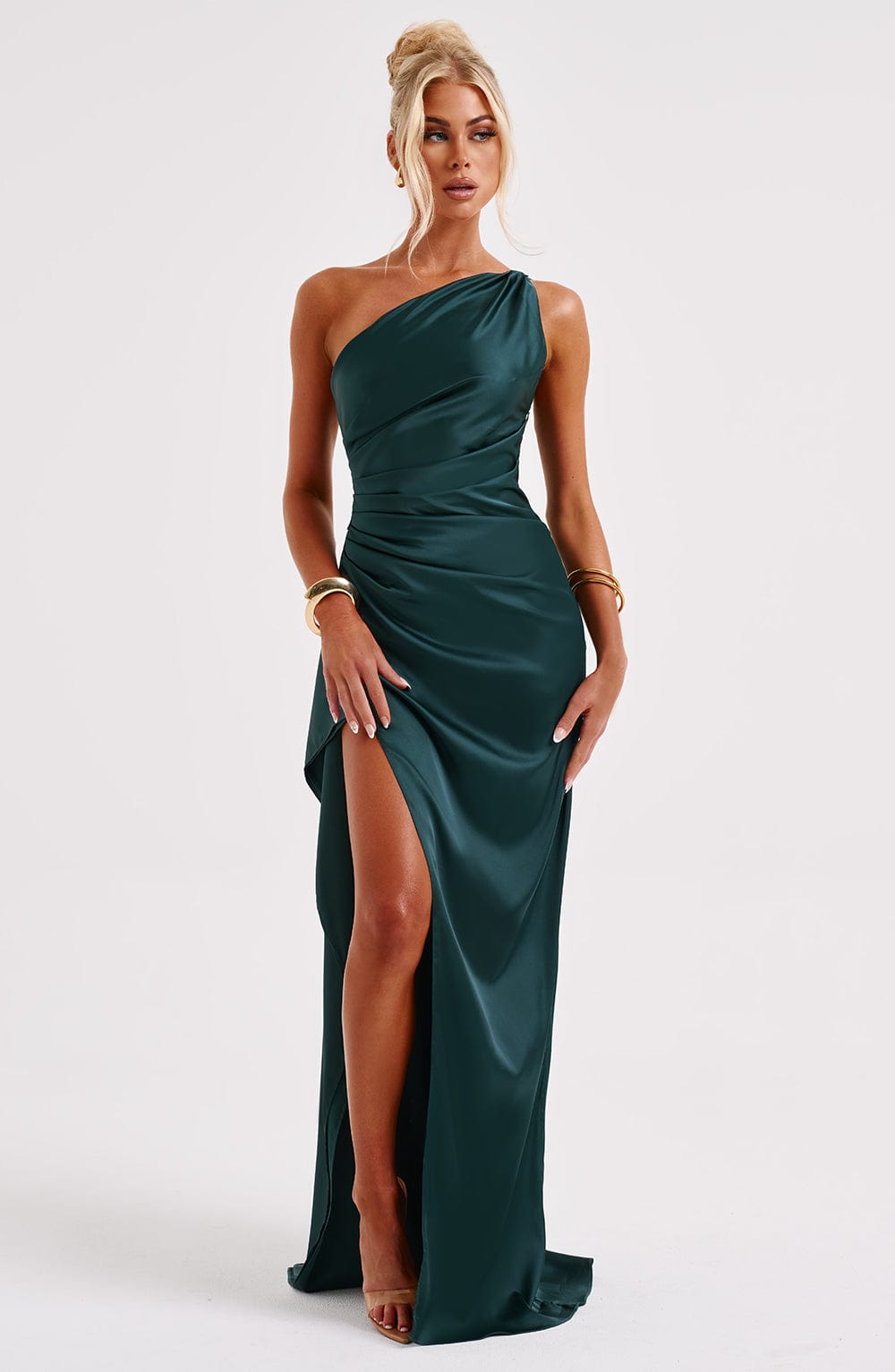 Ariel Maxi Dress in Emerald