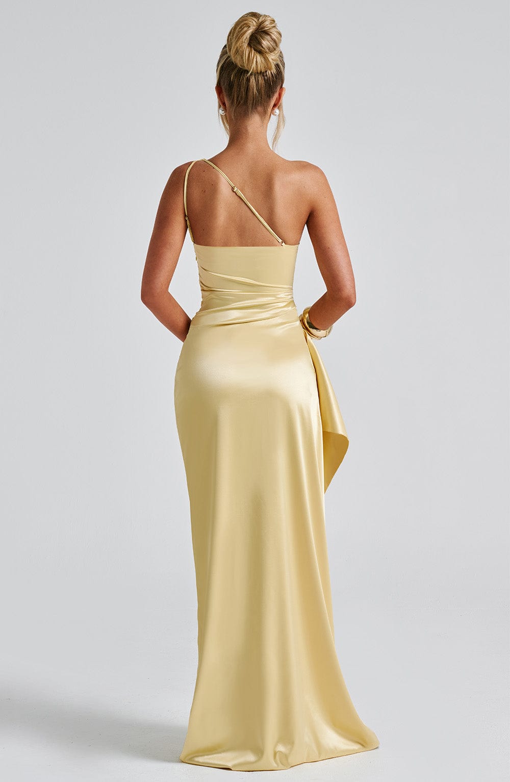 Ariel Maxi Dress in Lemon