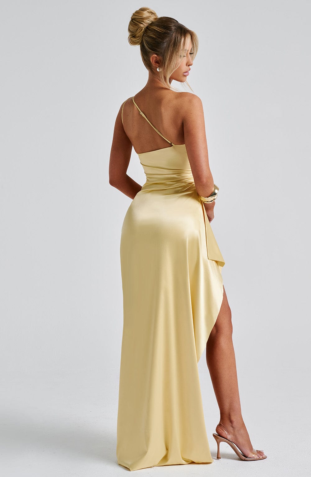Ariel Maxi Dress in Lemon