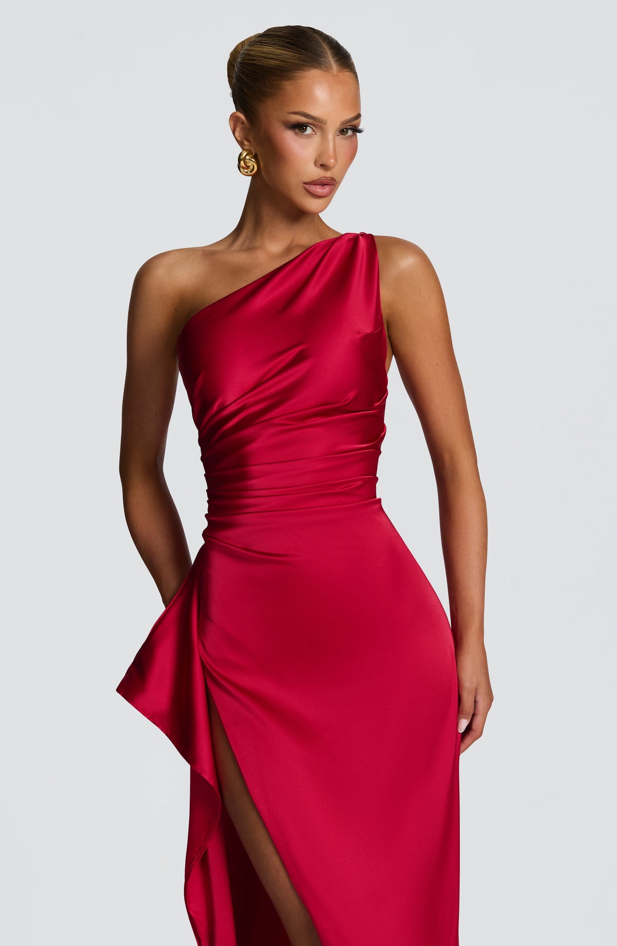 Ariel Maxi Dress in Red