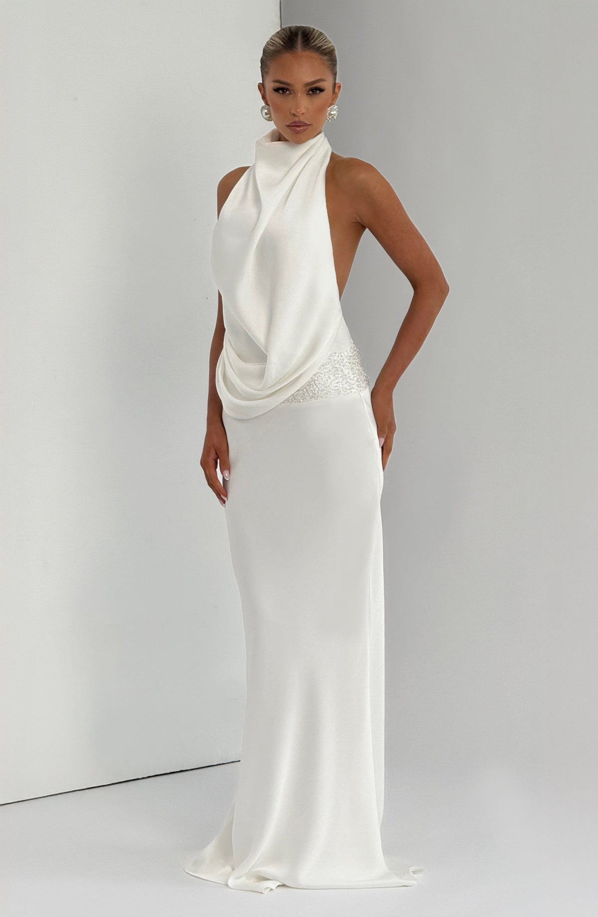 Armelle Maxi Dress in Ivory