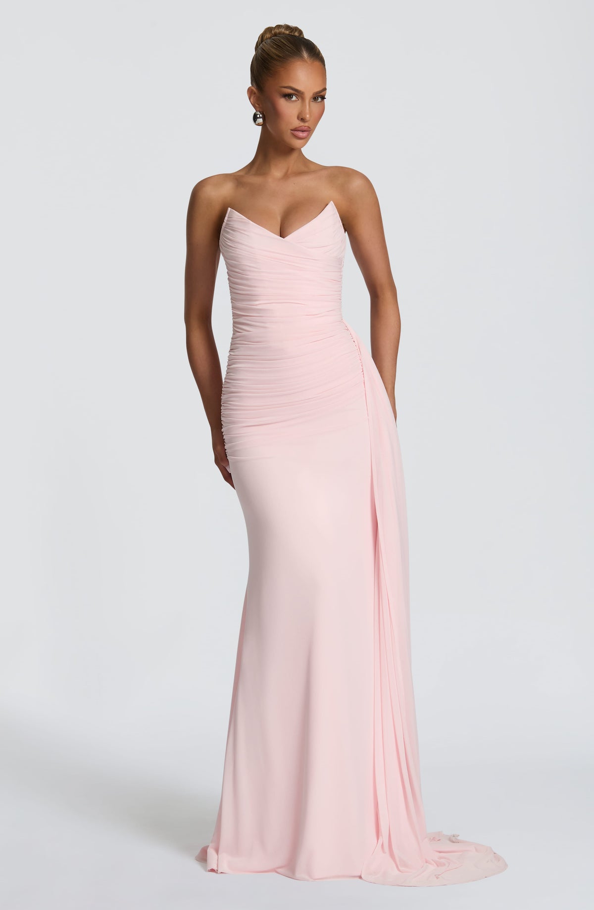 Ashira Maxi Dress in Blush