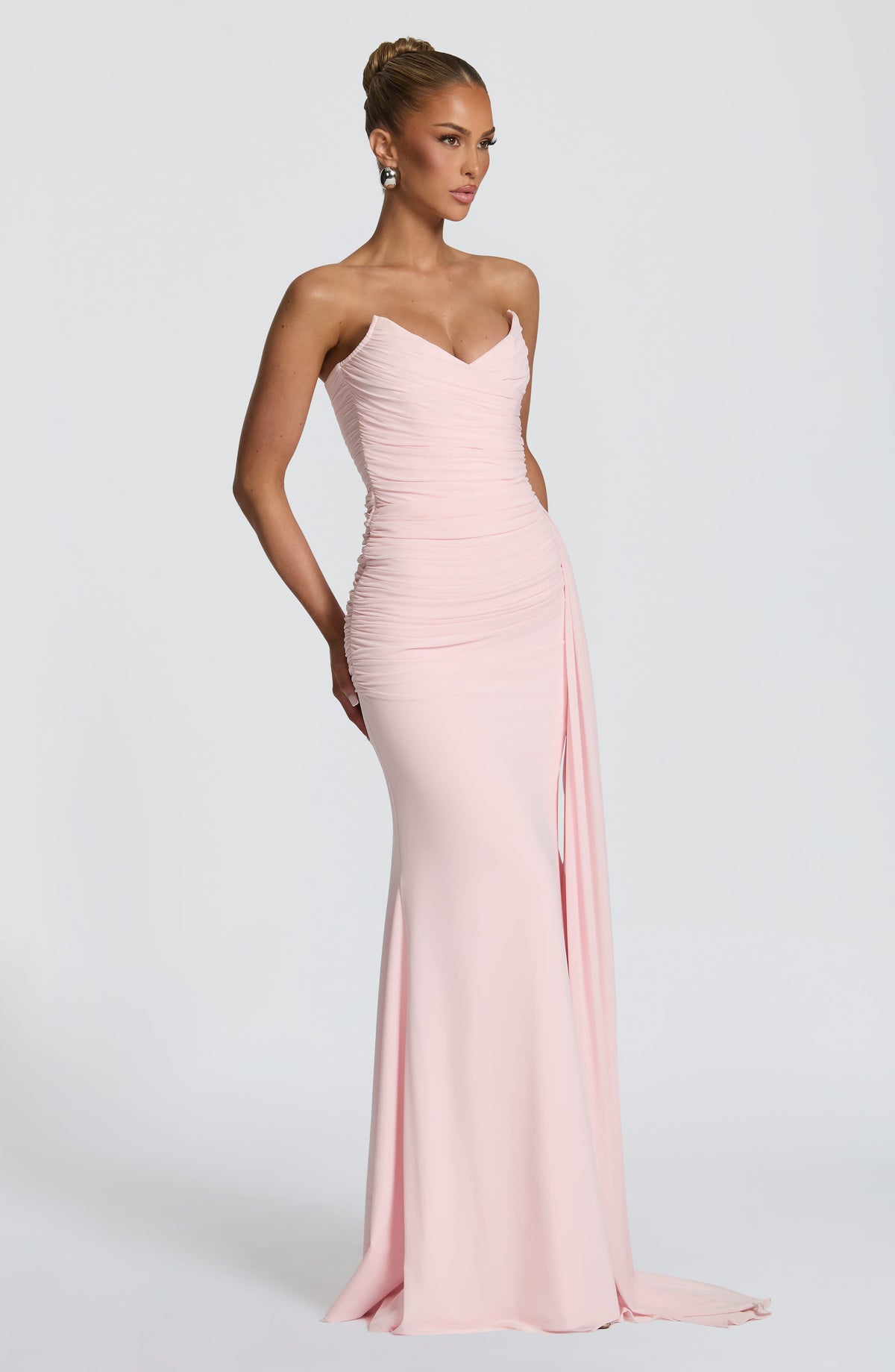 Ashira Maxi Dress in Blush
