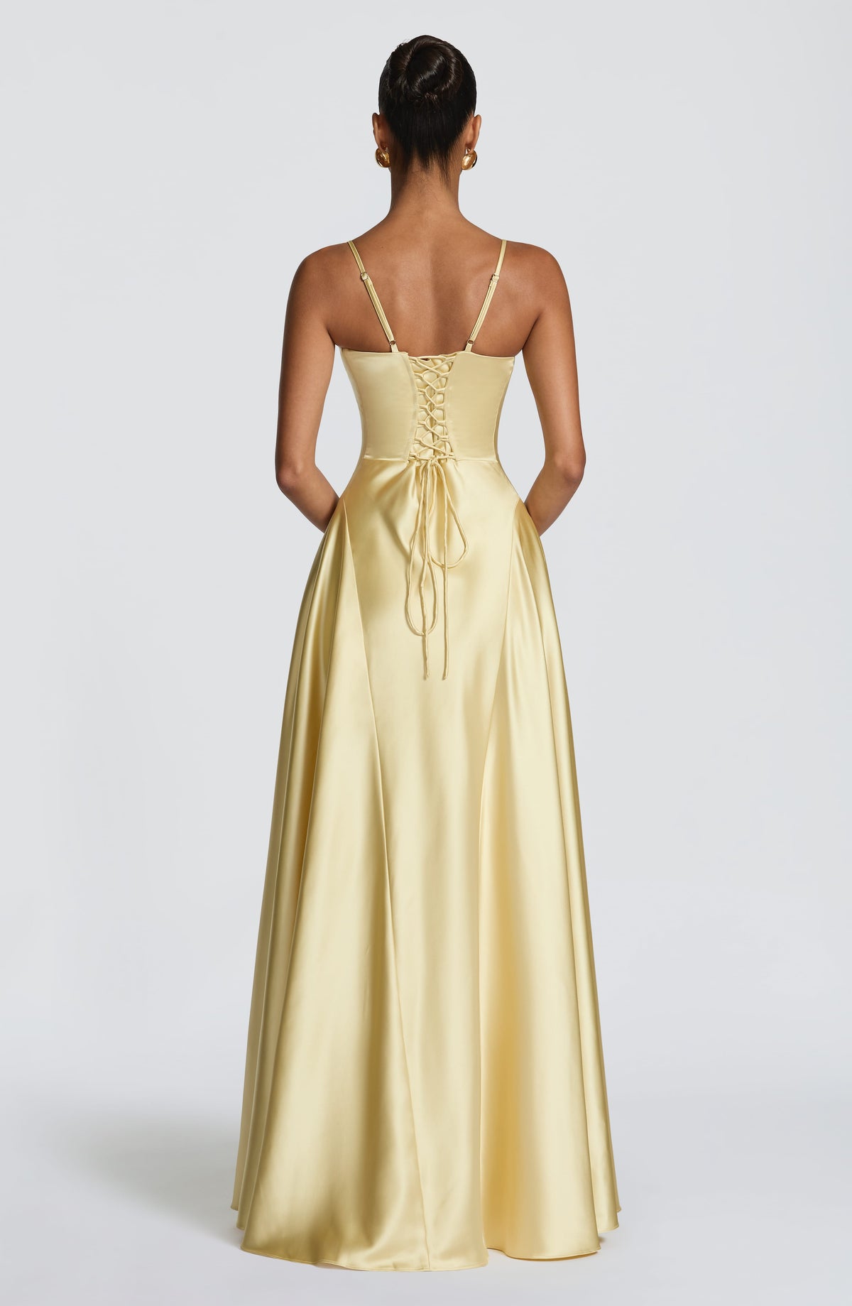 Asterin Maxi Dress in Lemon