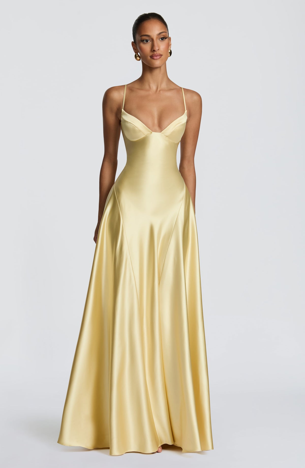 Asterin Maxi Dress in Lemon