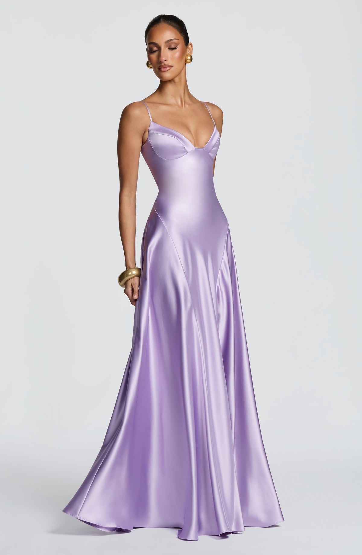 Asterin Maxi Dress in Lilac