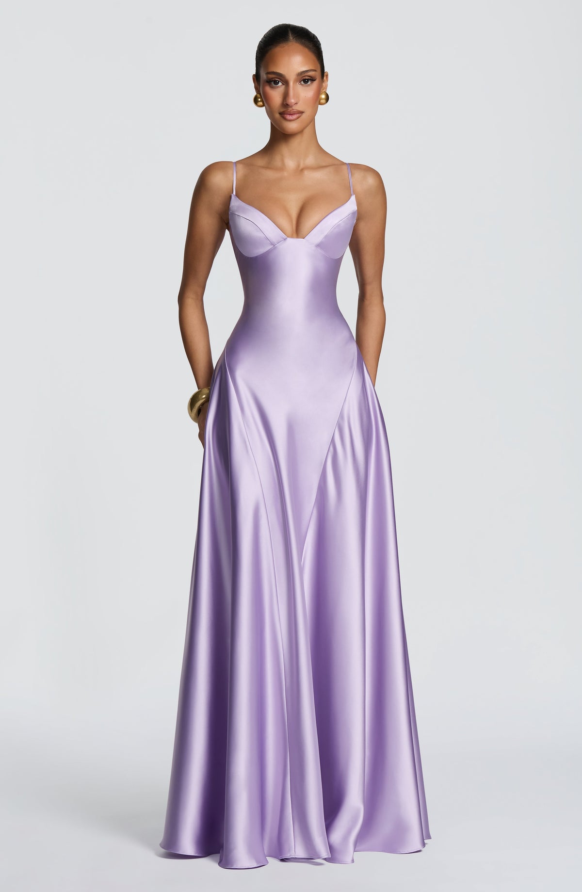 Asterin Maxi Dress in Lilac