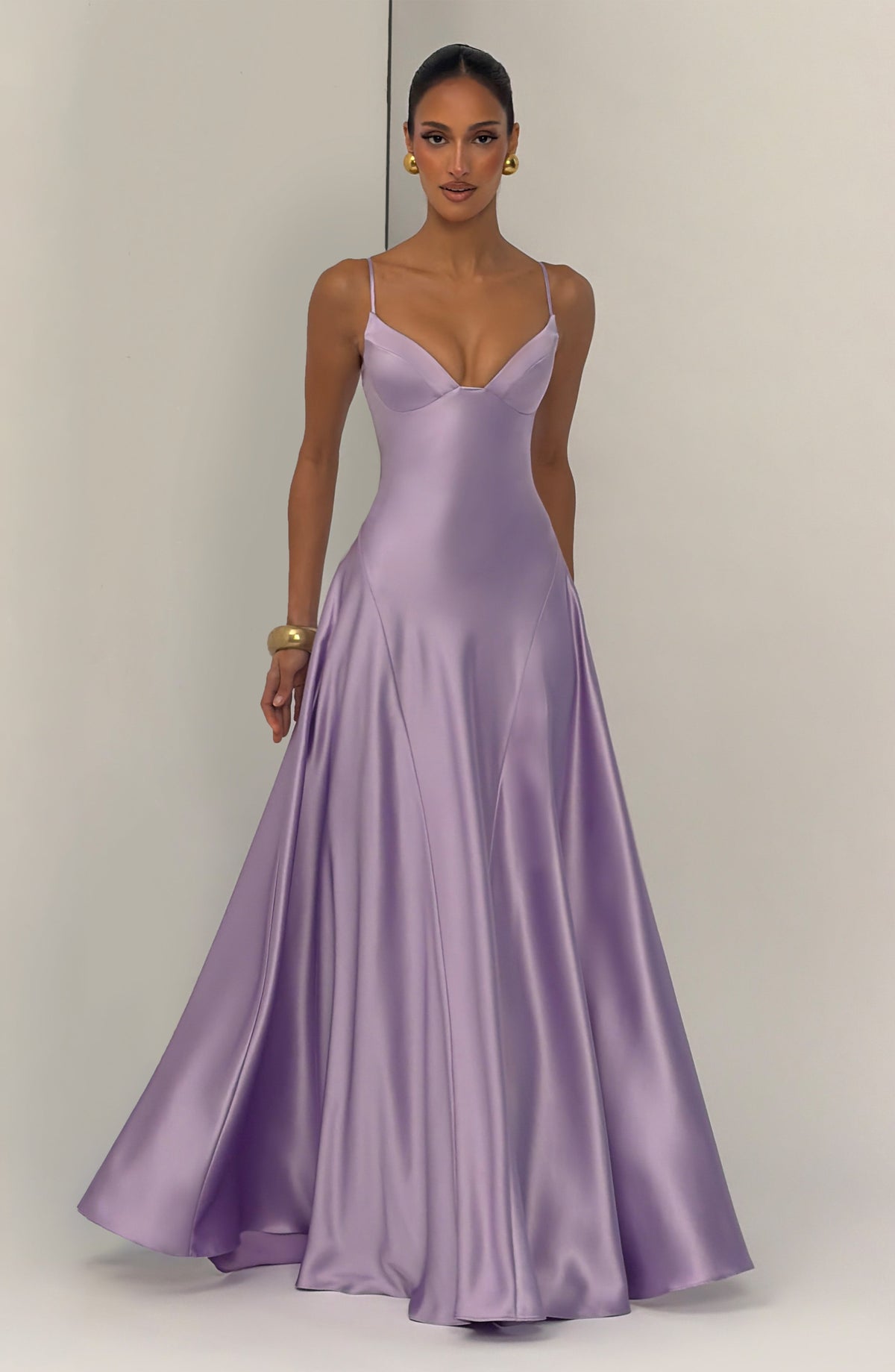 Asterin Maxi Dress in Lilac