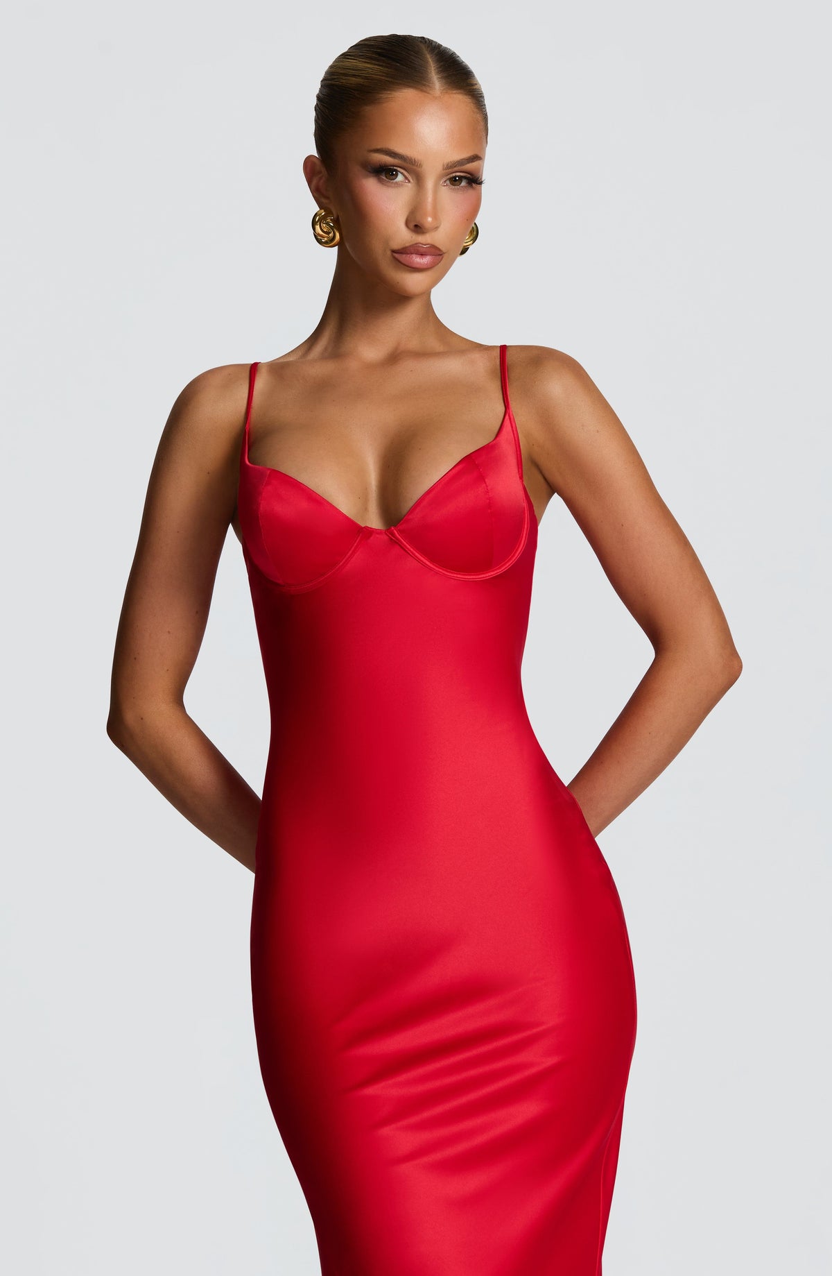 Athens Maxi Dress in Red