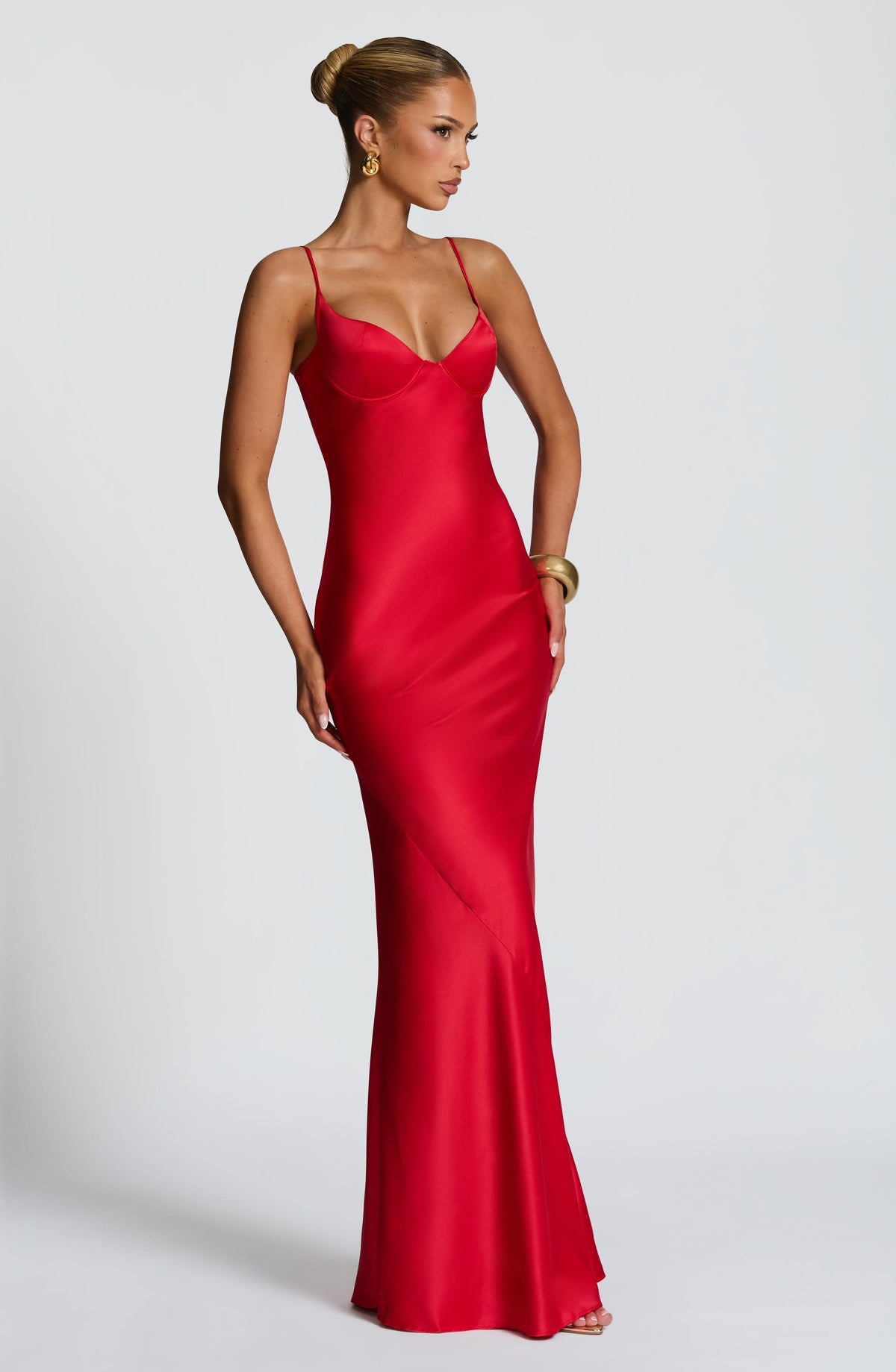 Athens Maxi Dress in Red