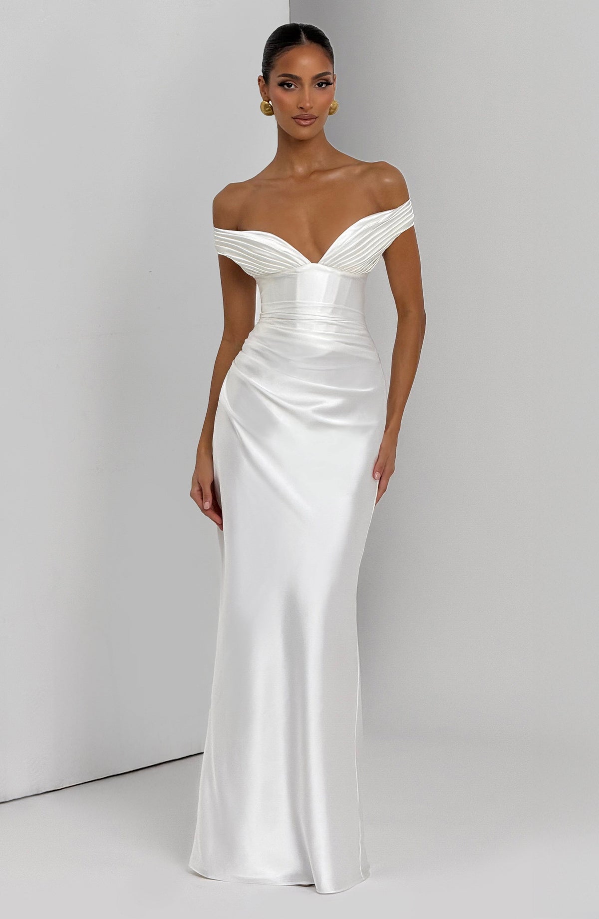 Aurelie Maxi Dress in Ivory